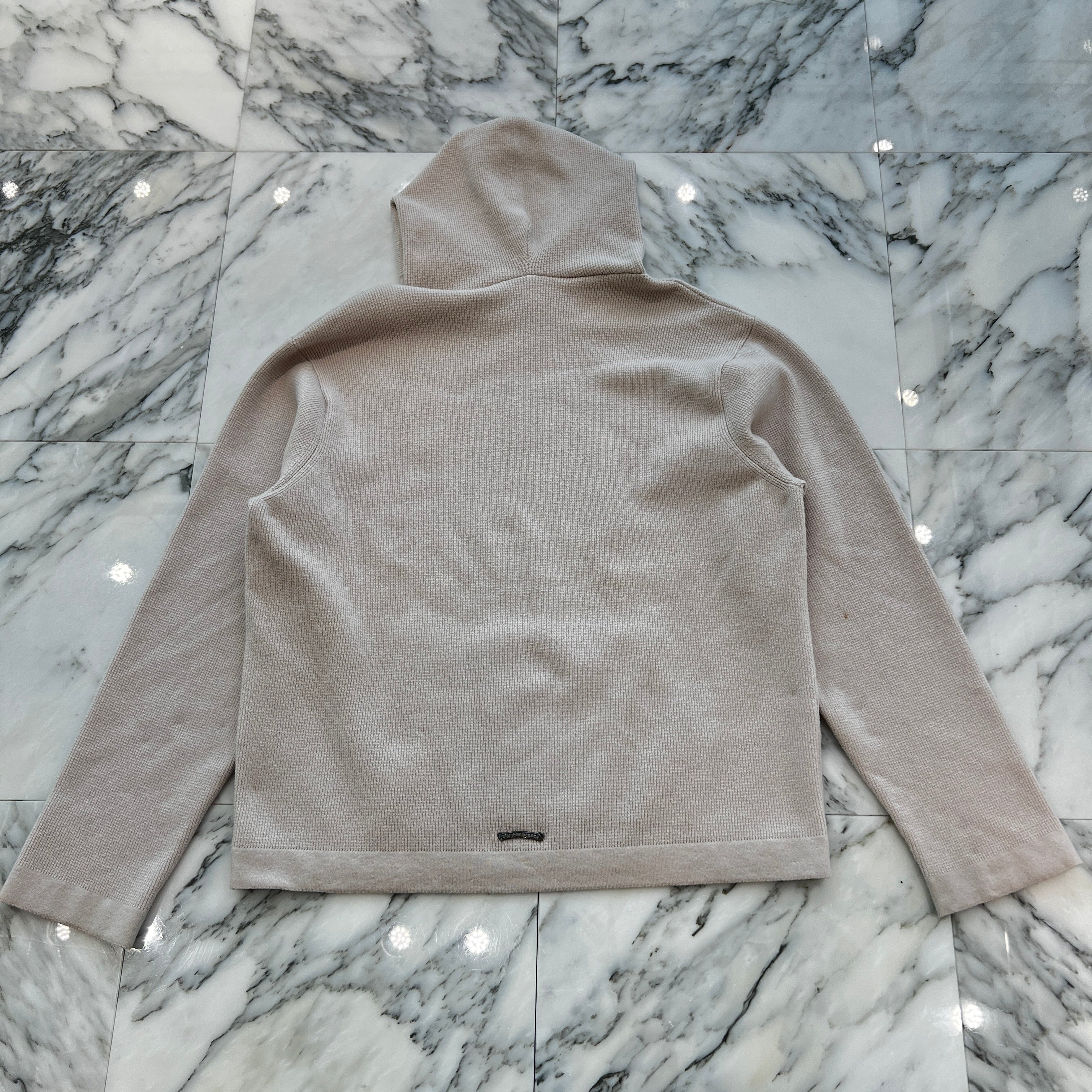 CHROME HEARTS YNOT Vine Dagger Embroidery Cashmere Knit Hoodie Size L クロムハーツ ワイノット ヴァインダガー ロゴ刺繍 カシミヤニットフーディー サイズL