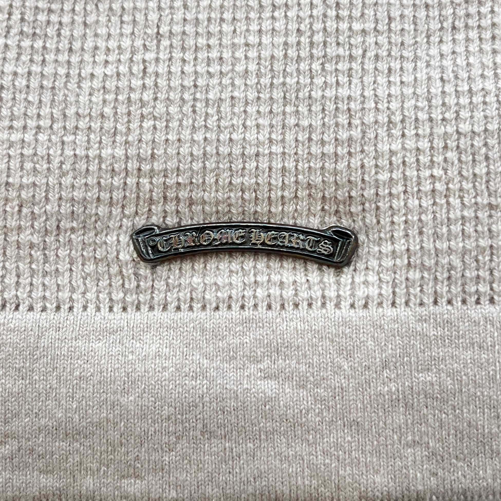 CHROME HEARTS YNOT Vine Dagger Embroidery Cashmere Knit Hoodie Size L クロムハーツ ワイノット ヴァインダガー ロゴ刺繍 カシミヤニットフーディー サイズL