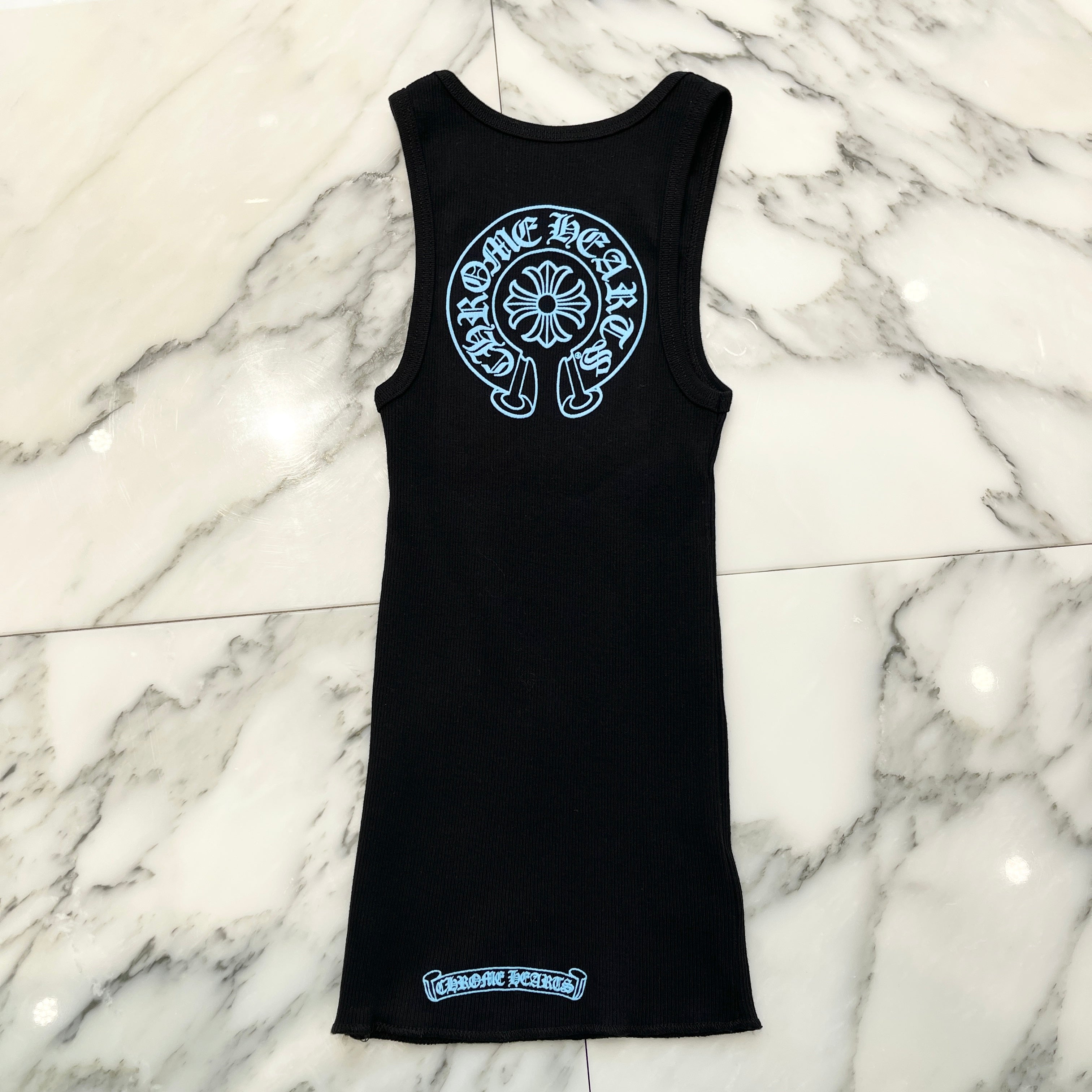 CHROME HEARTS Back Horseshoe Print Baby Tank Top Size 6Y クロムハ―ツ バックホースシュー プリント ベビー タンクトップ サイズ6Y