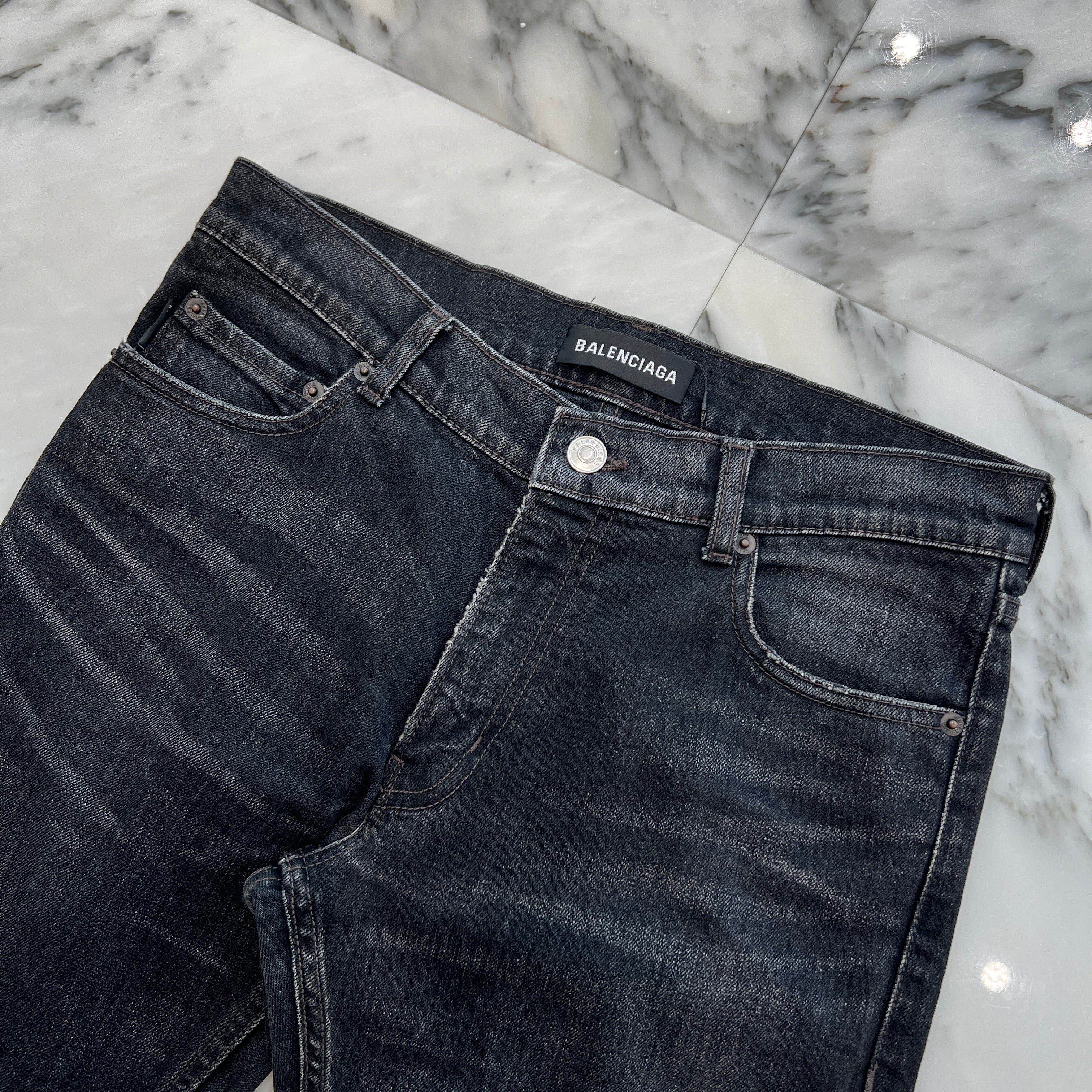 BALENCIAGA 2023AW Slim Fit Jeans 534527 TBP36 8971 Size 29 バレンシアガ スリムフィットジーンズ サイズ29