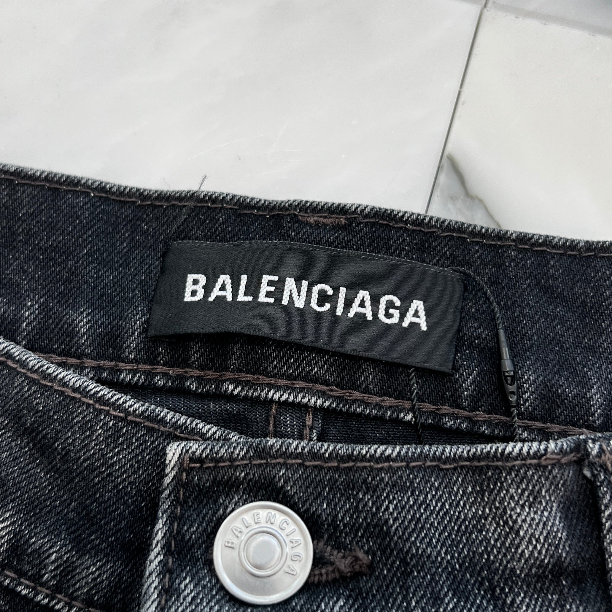 BALENCIAGA 2023AW Slim Fit Jeans 534527 TBP36 8971 Size 29 バレンシアガ スリムフィットジーンズ サイズ29