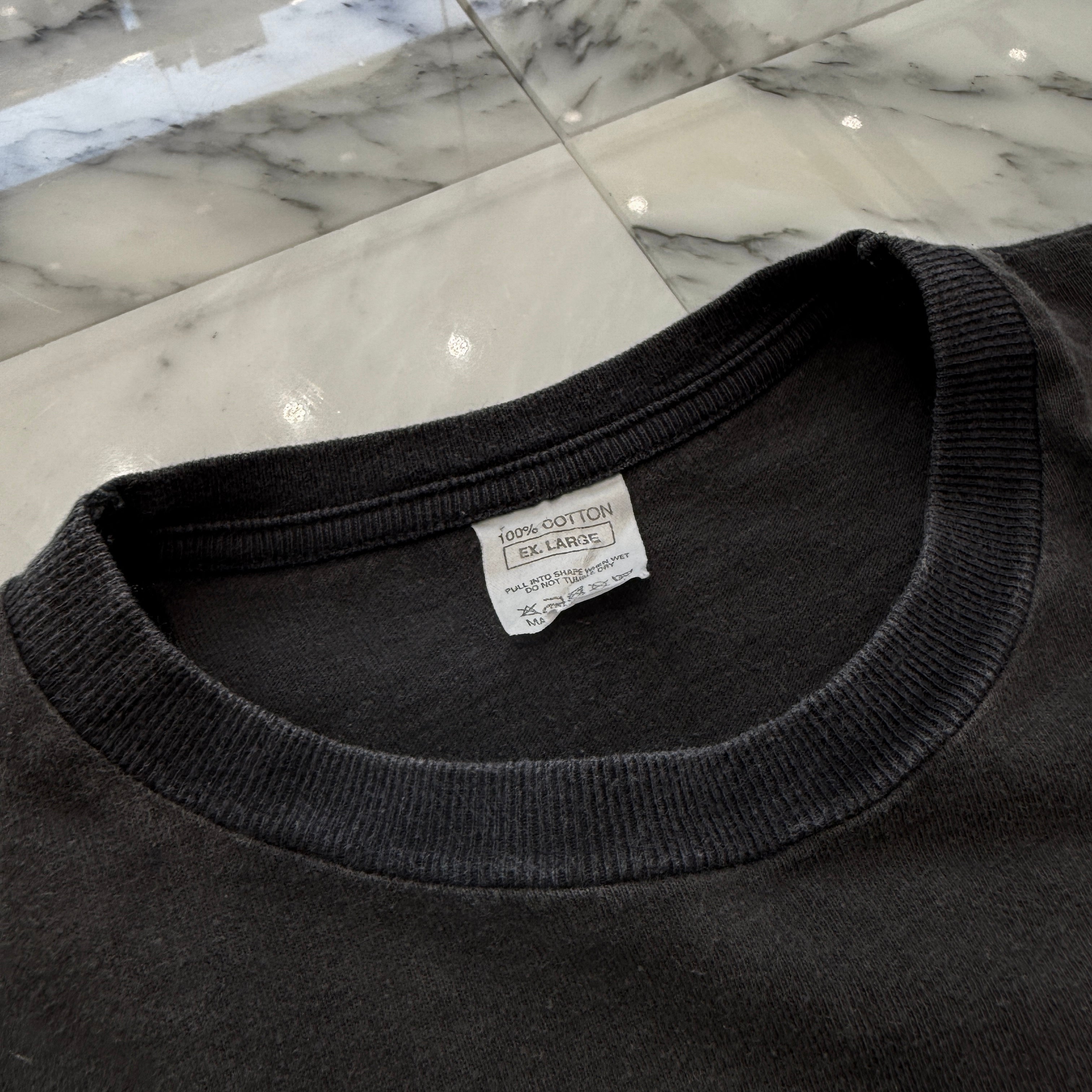 Vintage 90s Nirvana Kurt Cobain "One Dollar Euro" L/S Tee Size XL 90's ニルヴァーナ カートコバーン "ドル札ユーロ" ロングスリーブ Tシャツ サイズXL