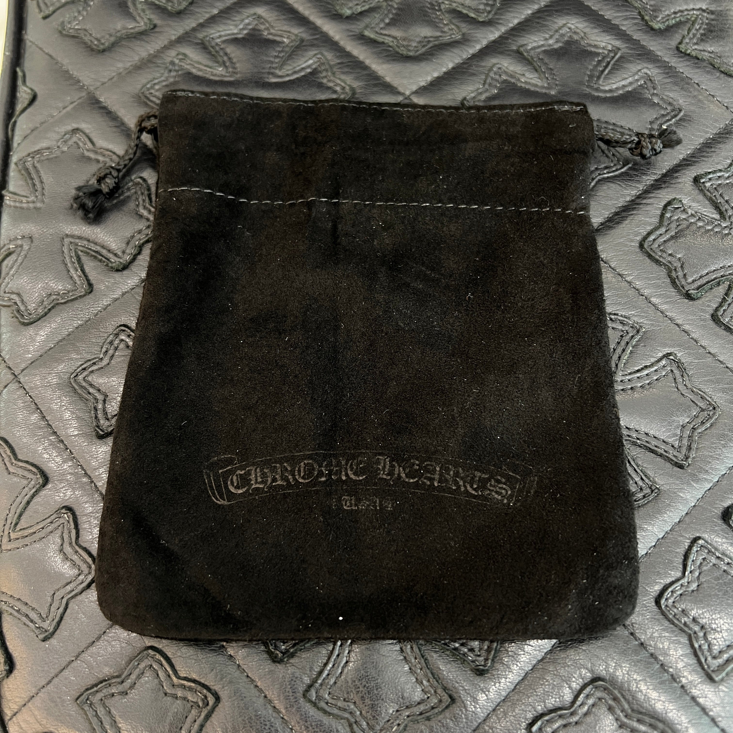 CHROME HEARTS Scroll Double Side Leather Card Case クロムハーツ スクロール ダブルサイド レザーカードケース