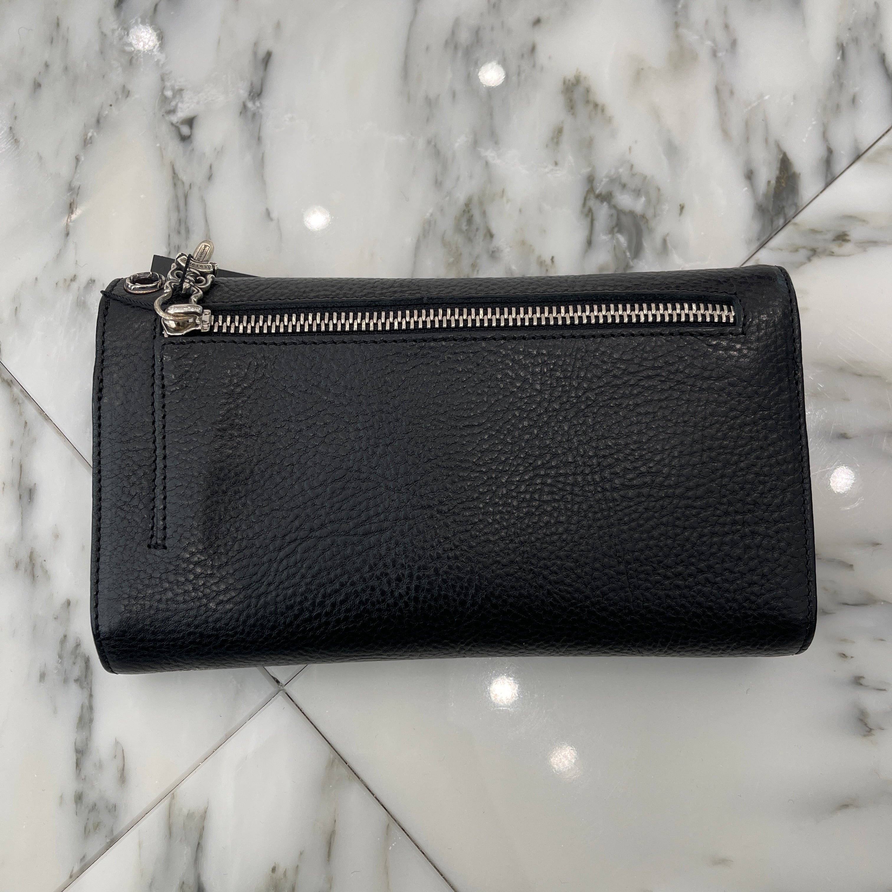 CHROME HEARTS Wave Cross Ball Wallet クロムハーツ ウェーブクロス