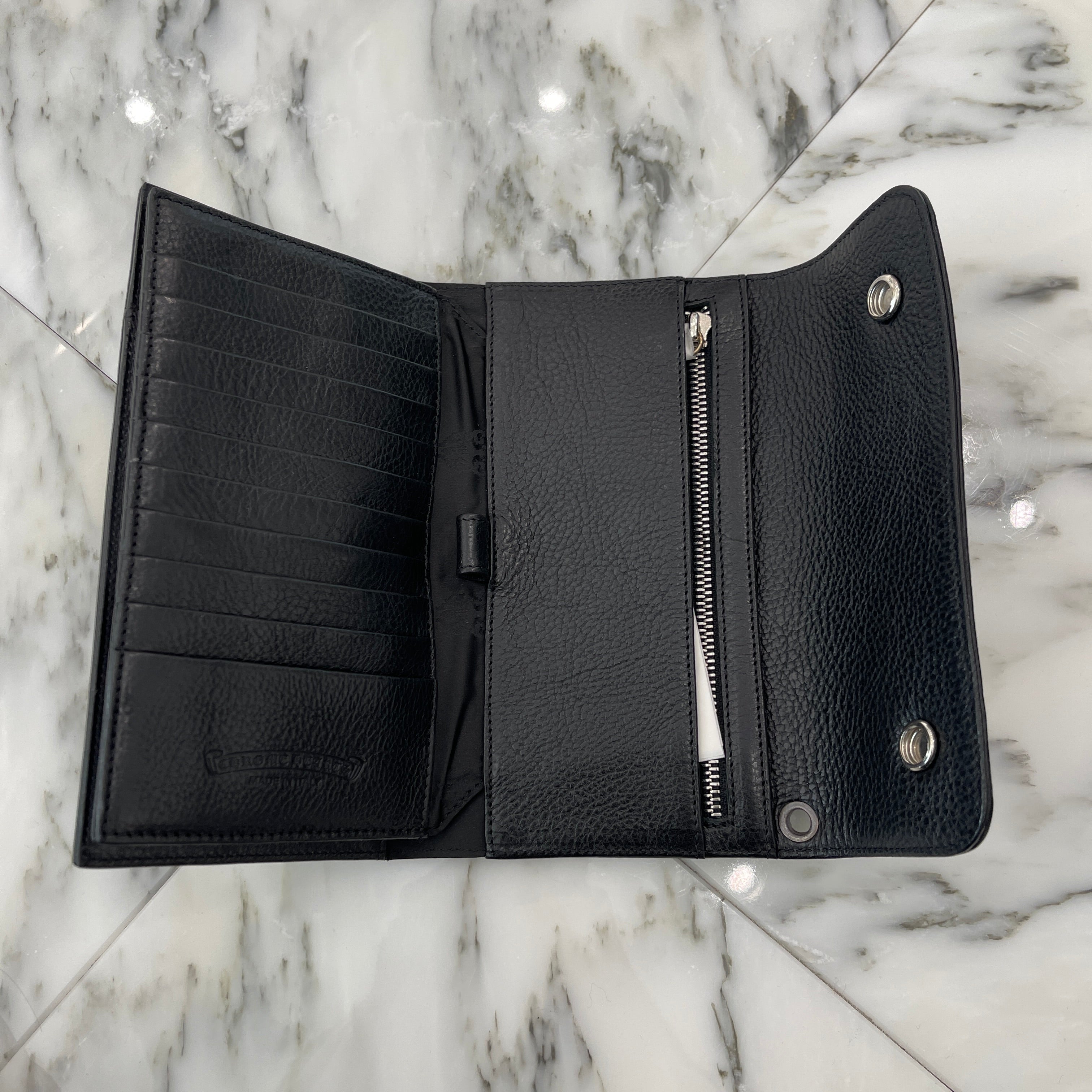 CHROME HEARTS Wave Cross Ball Wallet クロムハーツ ウェーブクロス