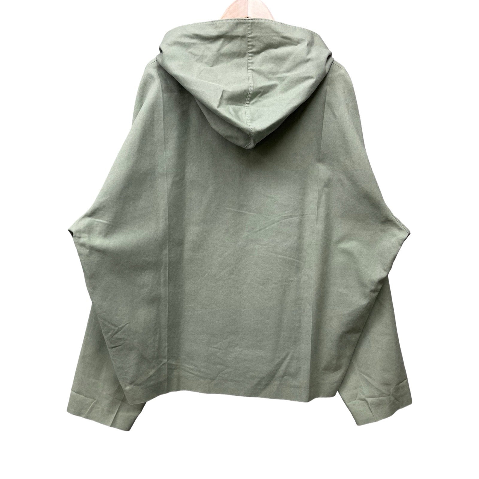 LOUIS VUITTON 2019AW Cotton Leather Tag Hoodie Size XXL