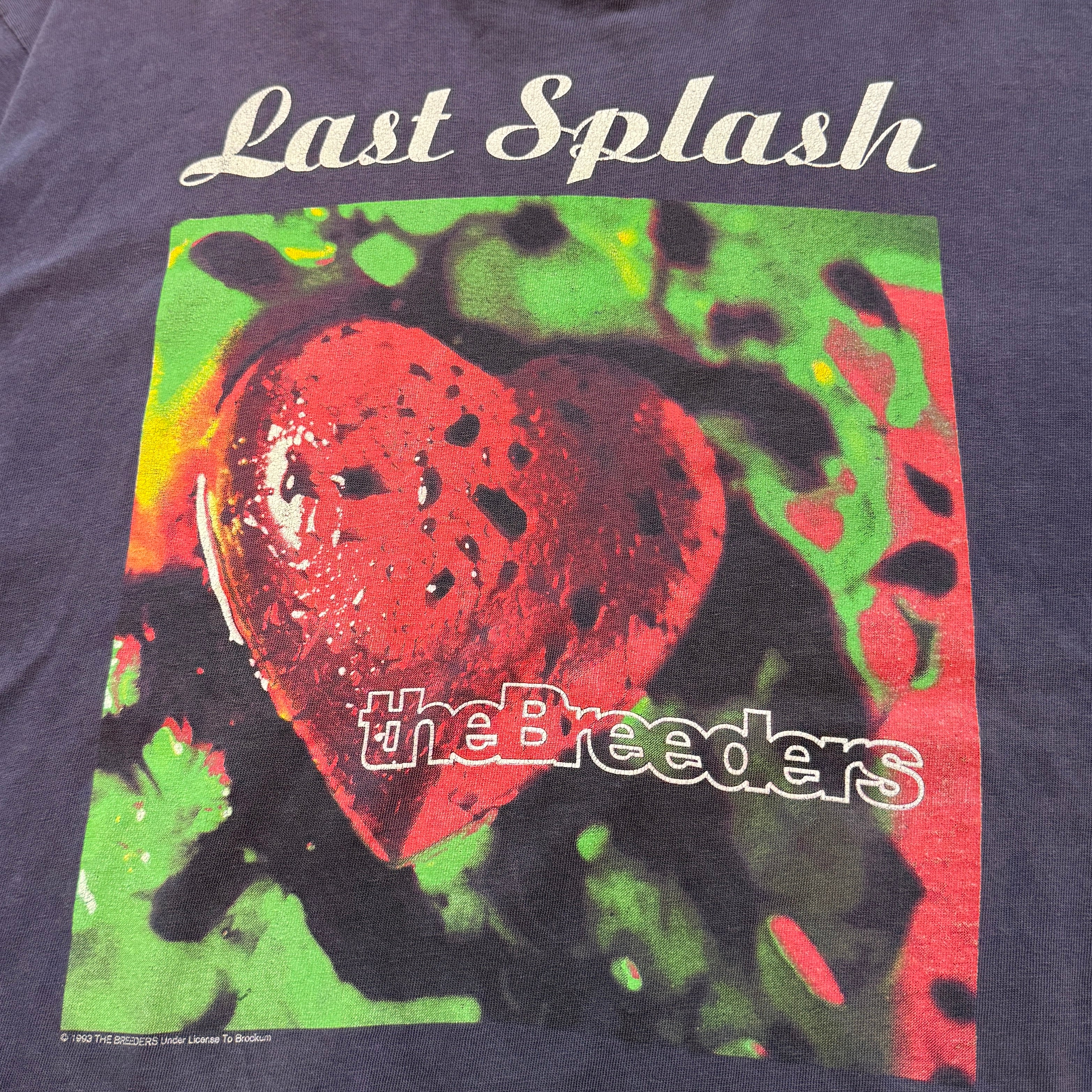 Vintage 90's THE BREEDERS "LAST SPLASH" 1993 Album Artwork BROCKUM S/S Tee Size XL ザ・ブリーターズ "ラストスプラッシュ" 1993 アルバムアートワーク ブロッカム社製 Tシャツ サイズXL