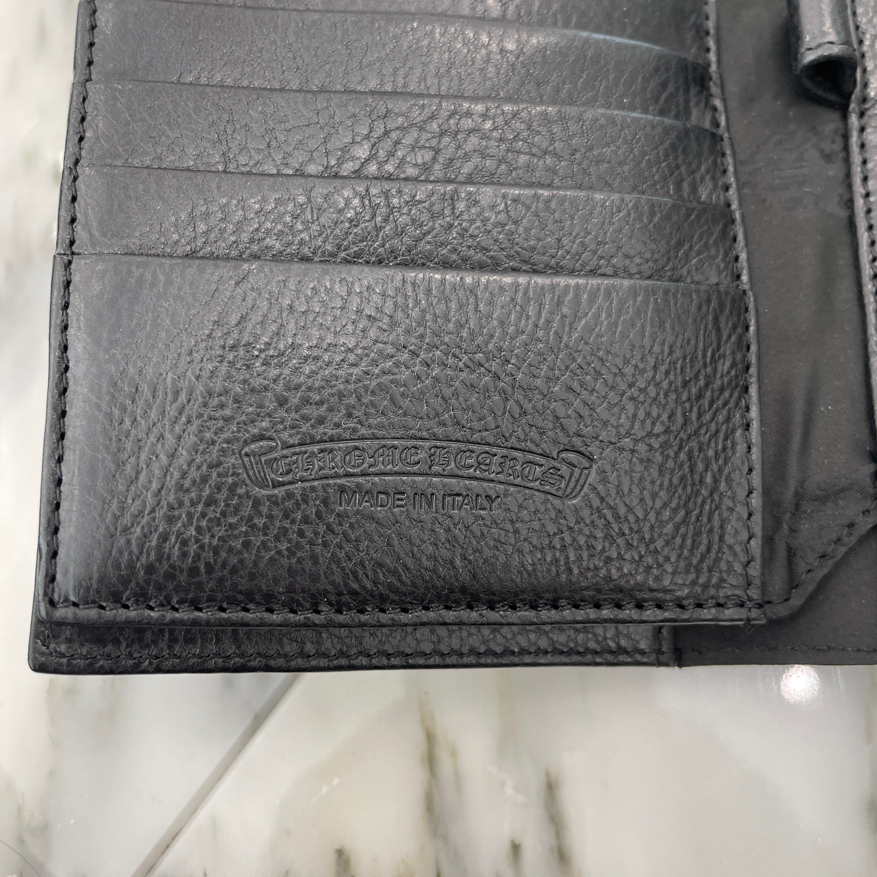 CHROME HEARTS Wave Cross Ball Wallet クロムハーツ ウェーブクロス