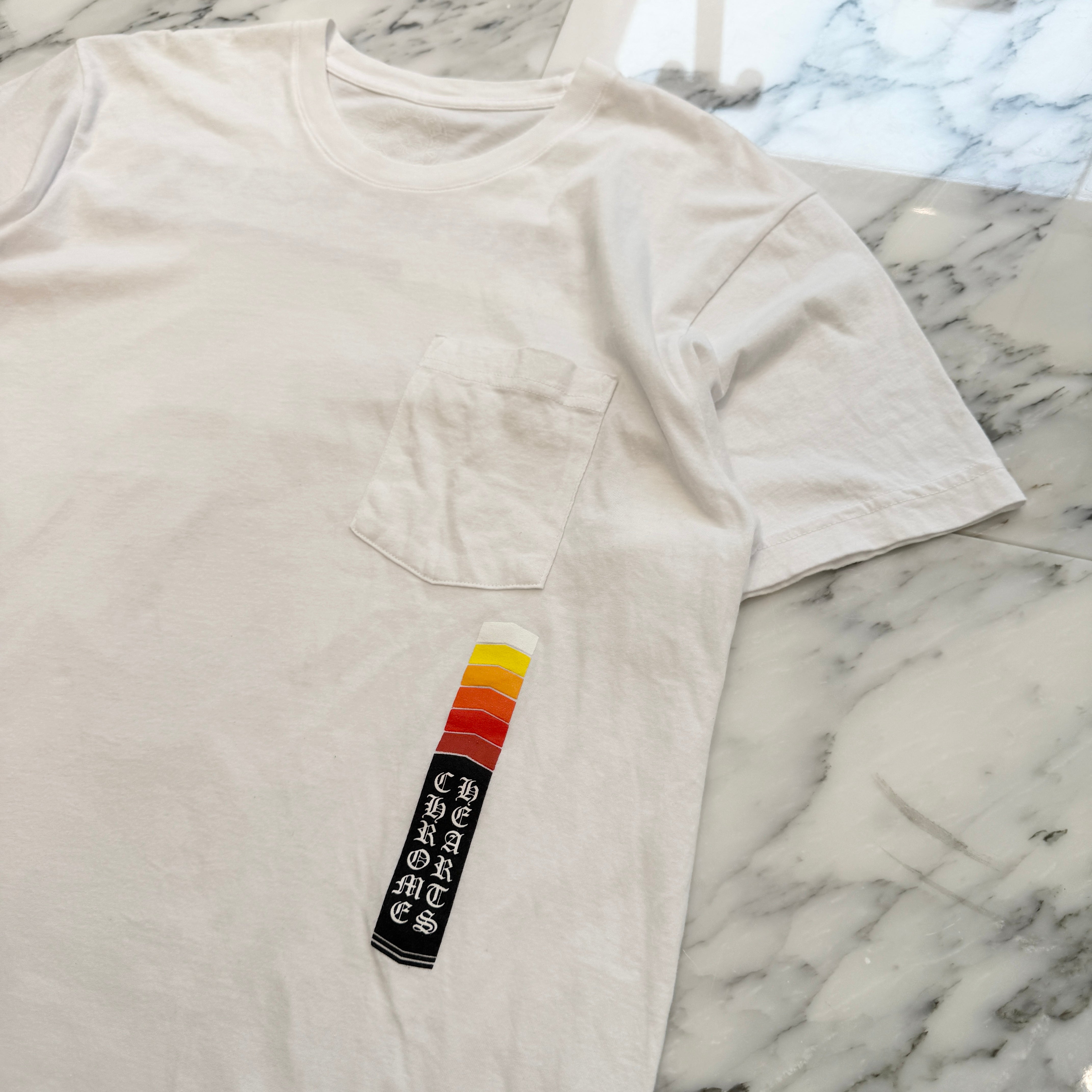 CHROME HEARTS Neon Bar Logo Tee Size L クロムハーツ ネオンバー ロゴ Tシャツ サイズL