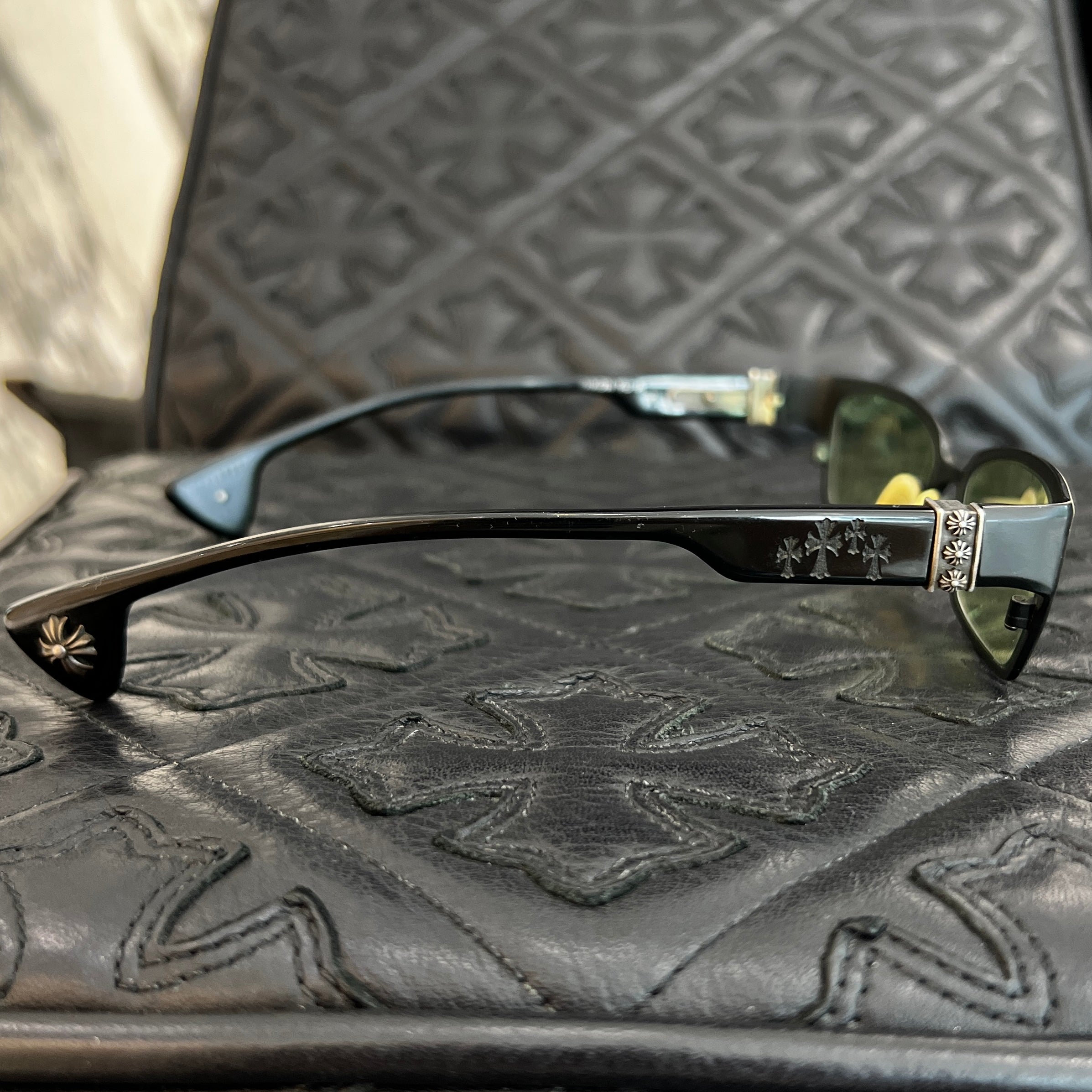 CHROME HEARTS DIXON YUA Sunglasses Size 56口17-136 クロムハーツ