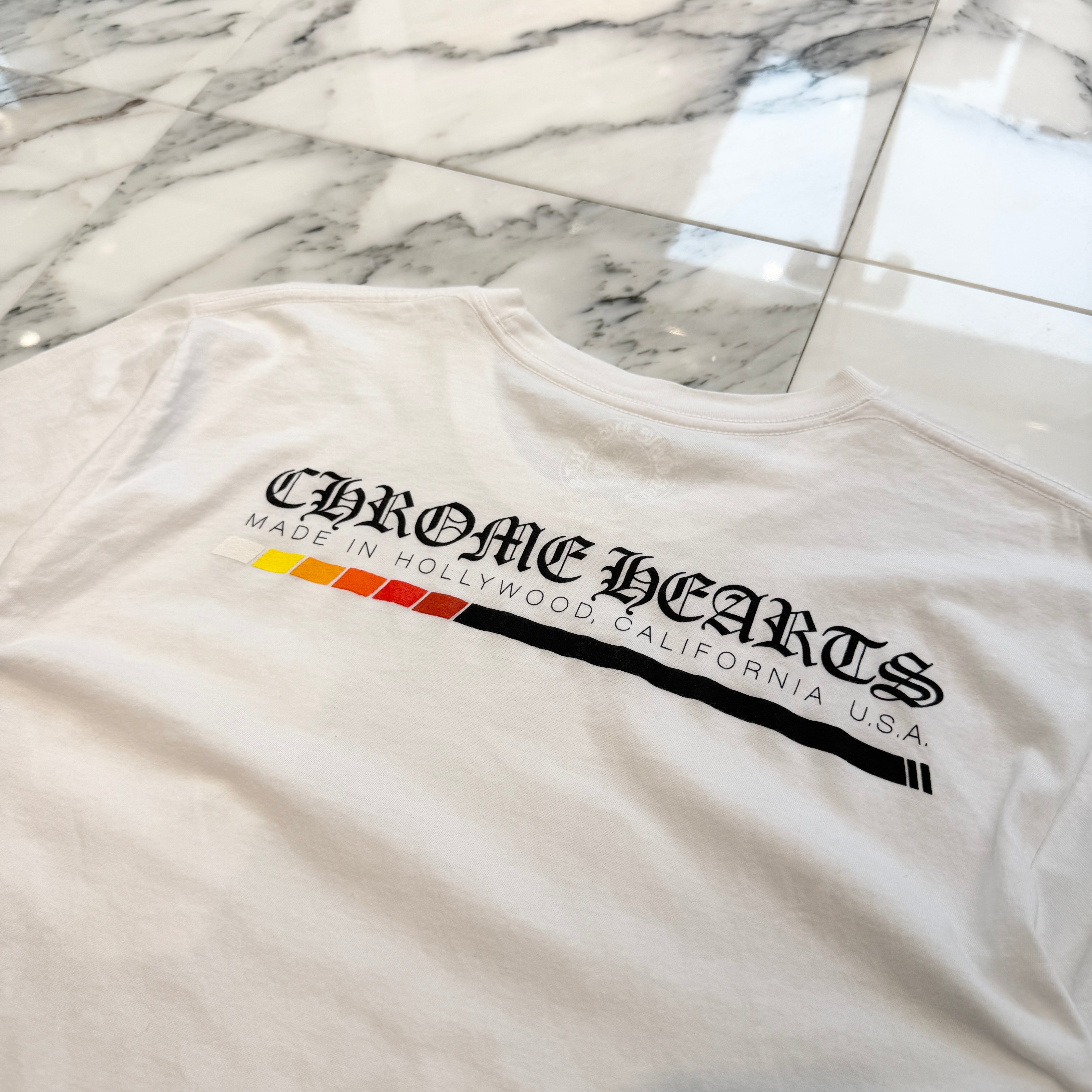 CHROME HEARTS Neon Bar Logo Tee Size L クロムハーツ ネオンバー ロゴ Tシャツ サイズL