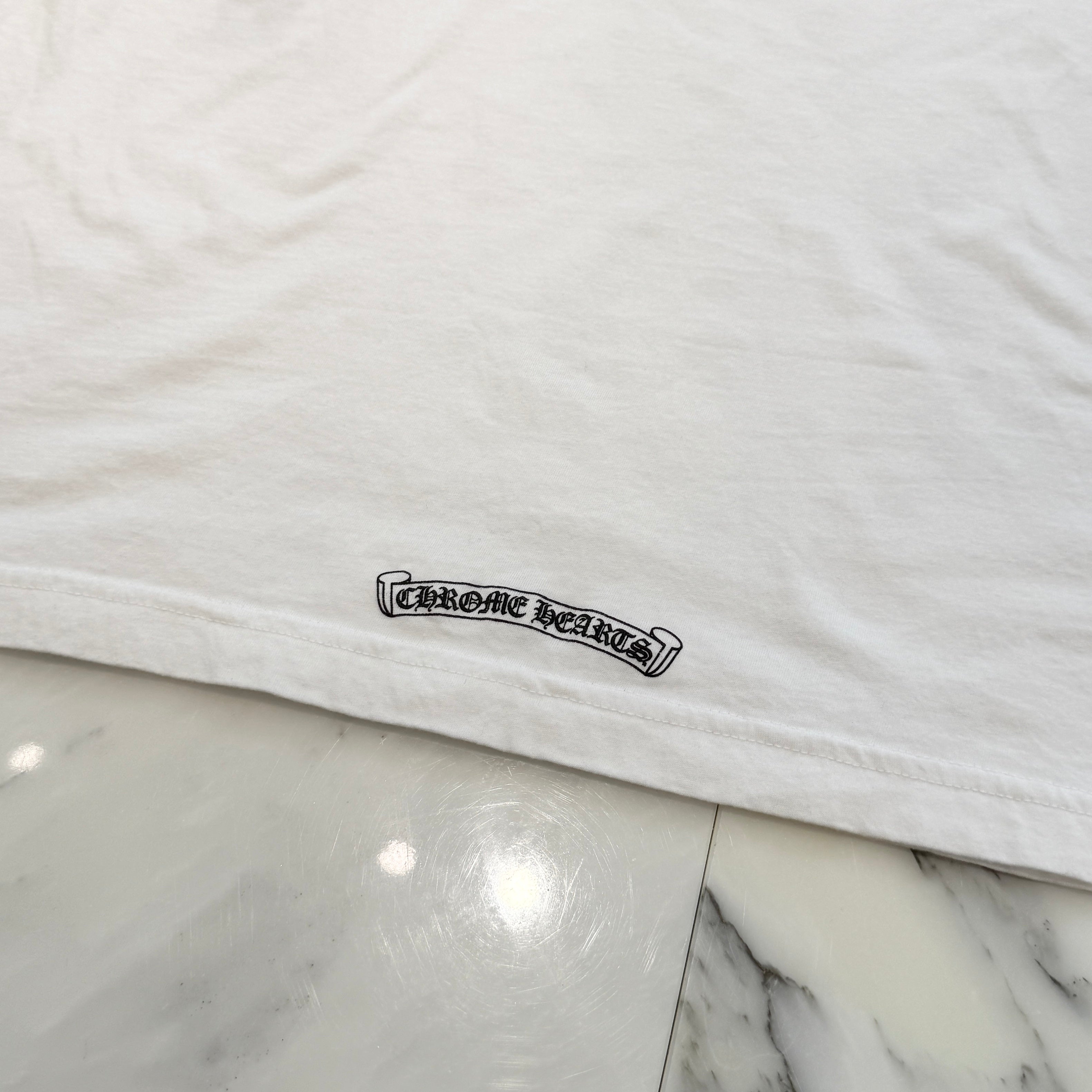 CHROME HEARTS Neon Bar Logo Tee Size L クロムハーツ ネオンバー ロゴ Tシャツ サイズL