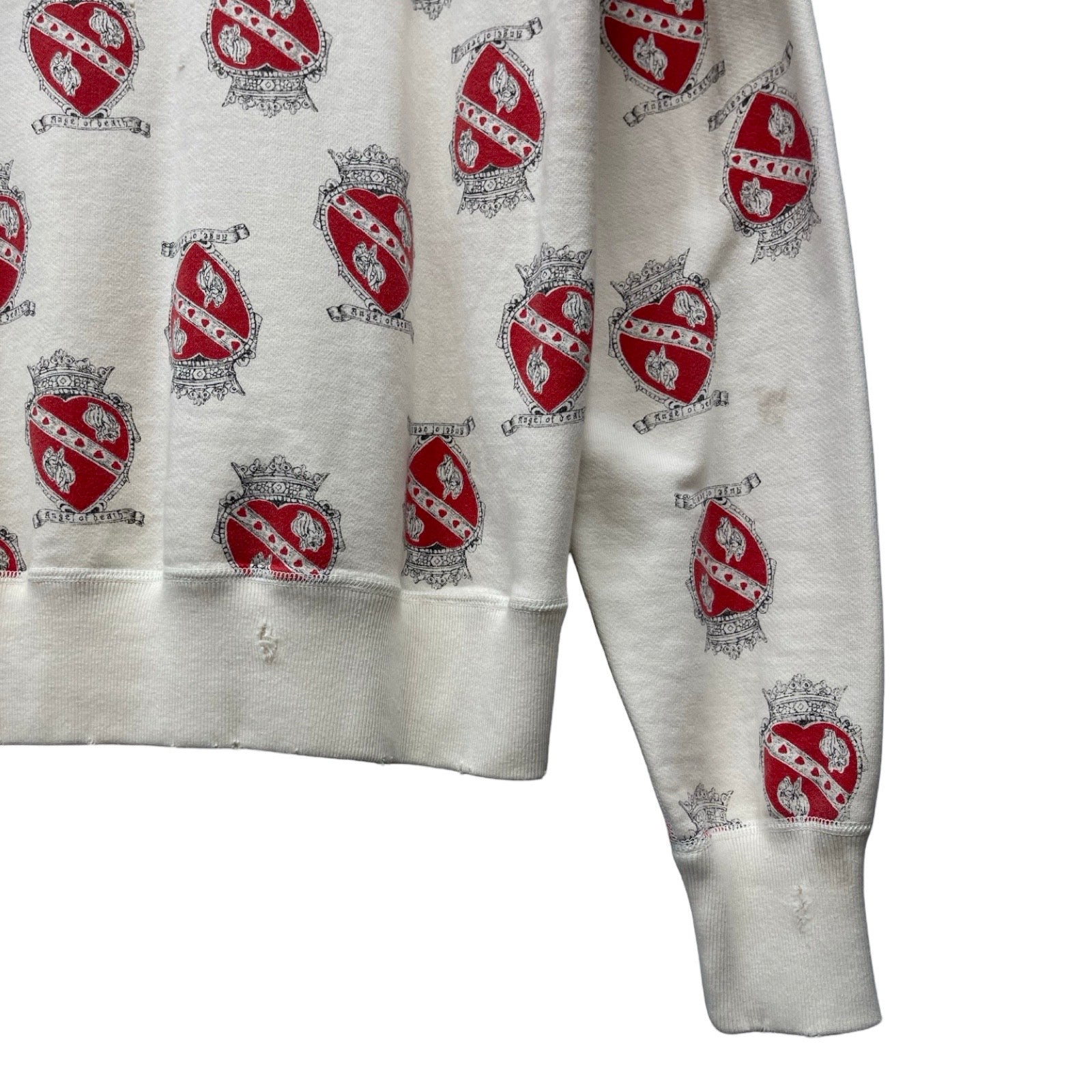 SAINT Mxxxxxx 2021SS Heart Print Hoodie SM-S21-0000-028 Size M