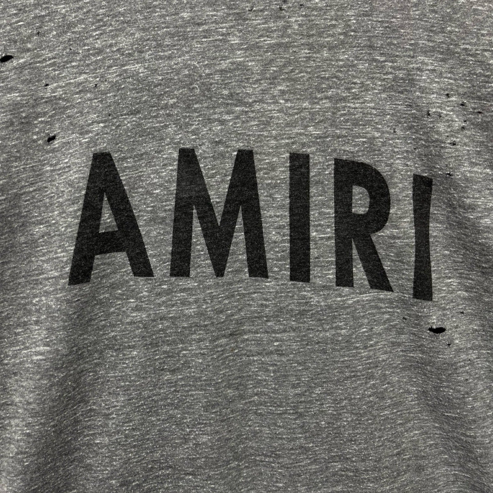 AMIRI 2018AW Logo Print Short Sleeve Tee Size S