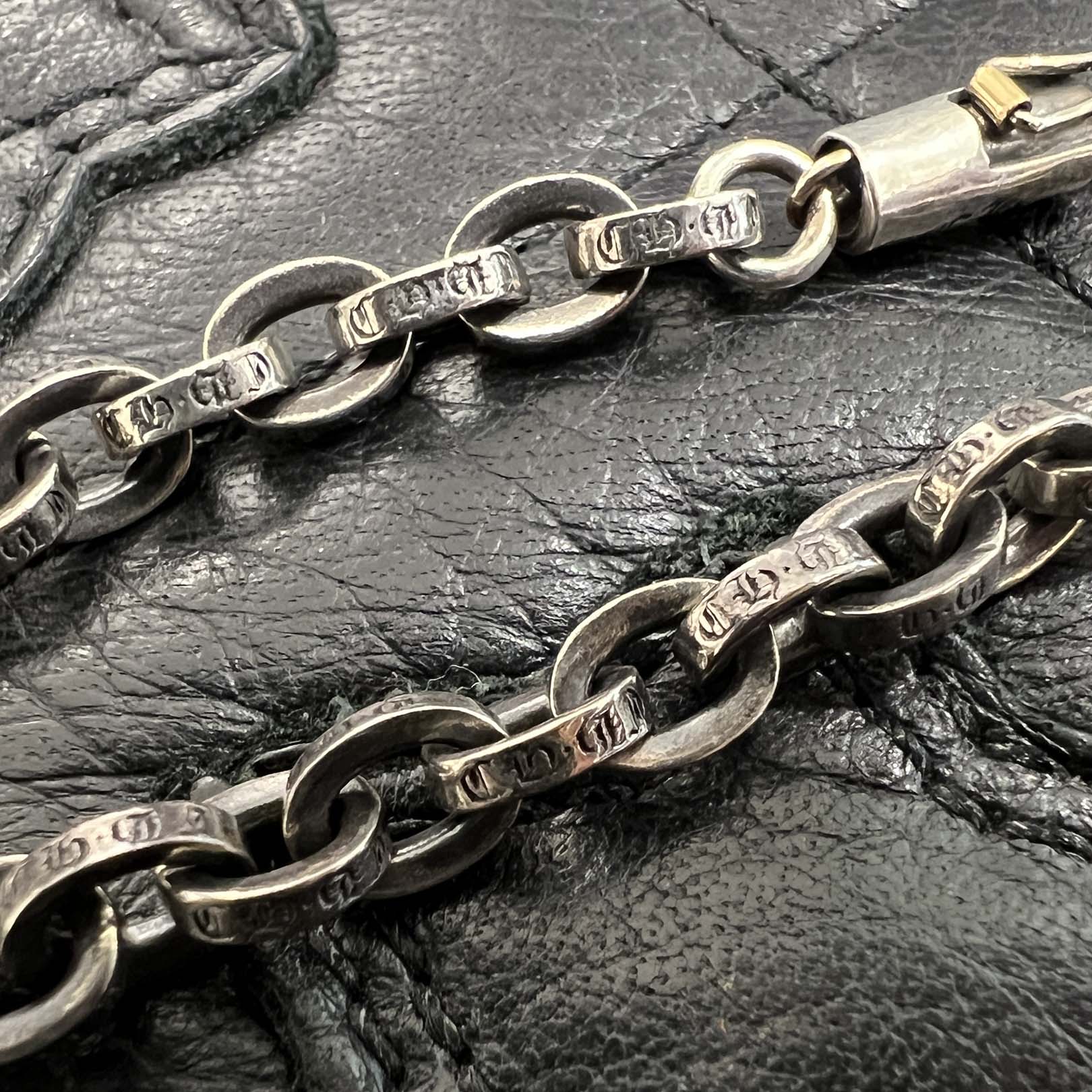 クロムハーツ PAPER CHAIN/ペーパーチェーン 7inch CHROME HEARTS Paper Chain Bracelet Size 7 Inch クロムハーツ