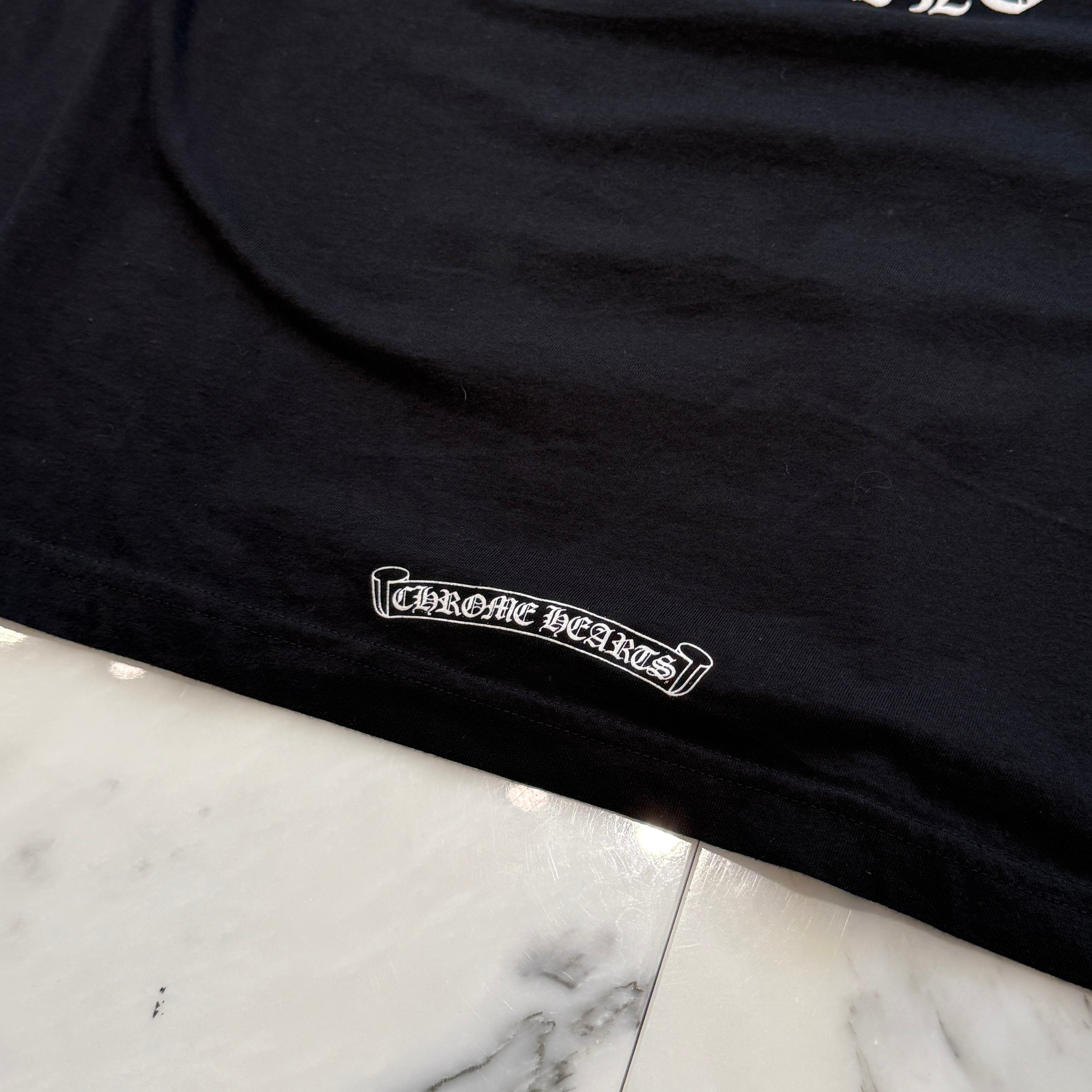 CHROME HEARTS Made In Hollywood Red CH Plus Long Sleeve Tee SizeS クロムハーツ メイドインハリウッド CHプラス ロングスリーブTシャツ サイズS