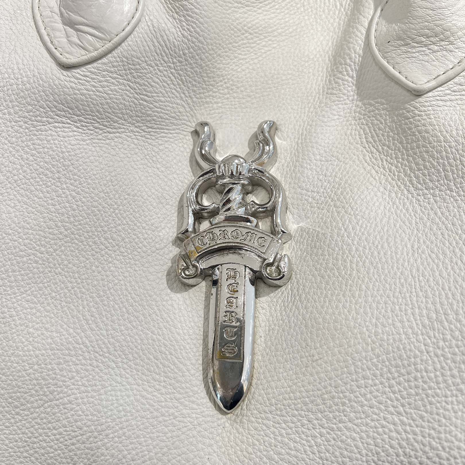 CHROME HEARTS LADY LYNN Extra Large Dagger Leather Tote Bag クロムハーツ レディーリン エクストララージダガー レザートートバッグ