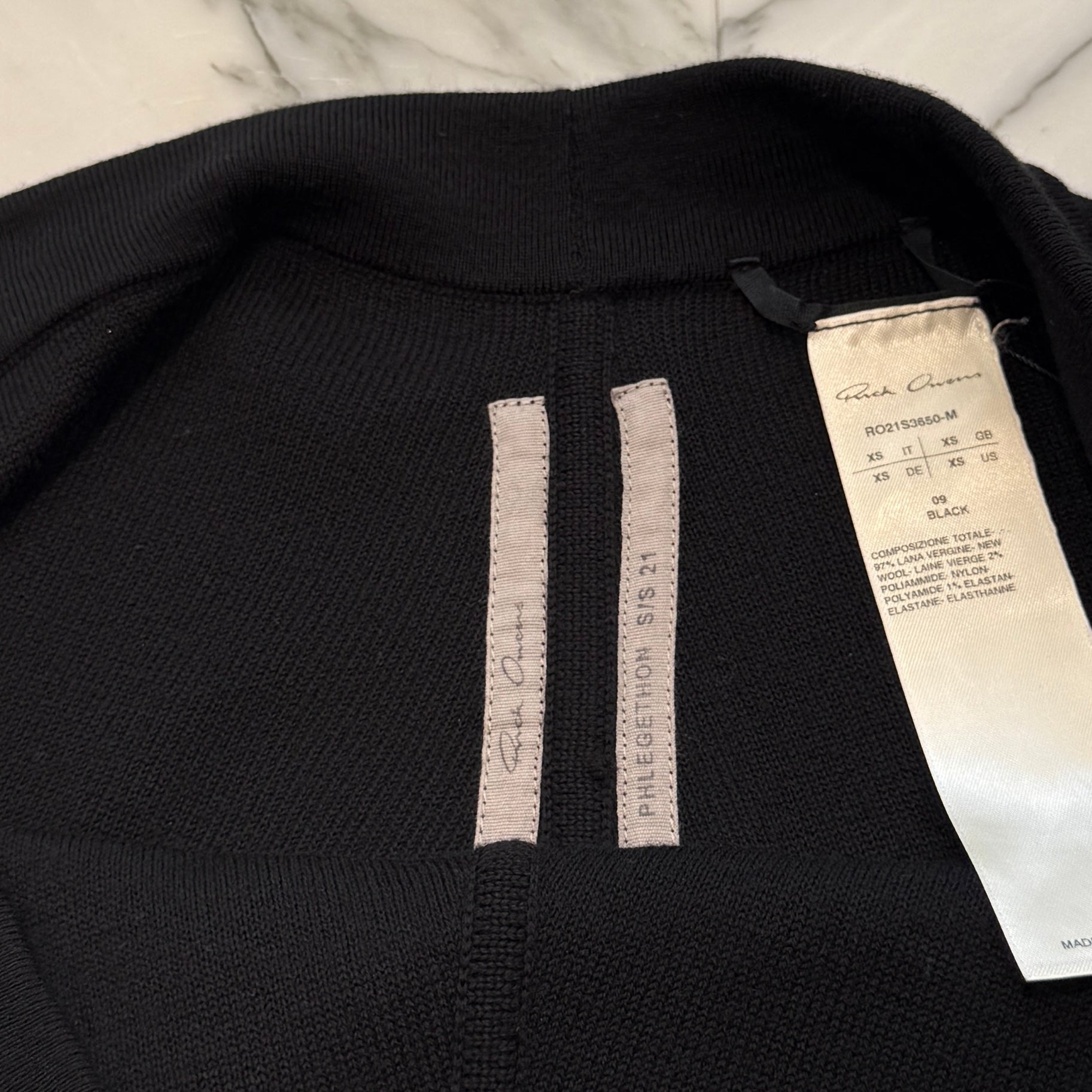 Rick Owens 2021SS Drawstring Short Pants RO21S3560-M Size XS リックオウエンス ドローストリング ショートパンツ サイズXS