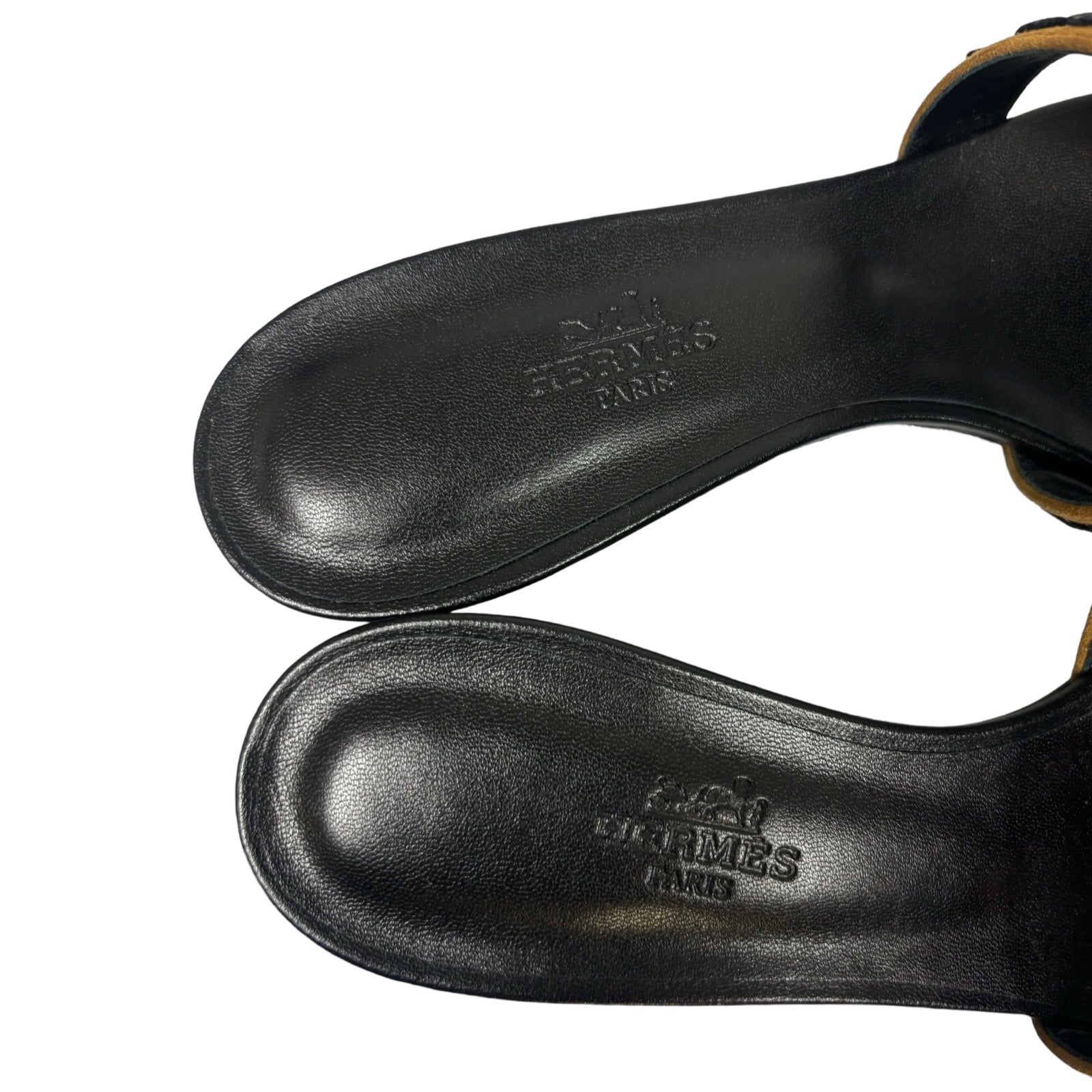 HERMES 2024AW Sandals "Oasis" Chèvre Verois Tufte H242164Z E5340 Size 37