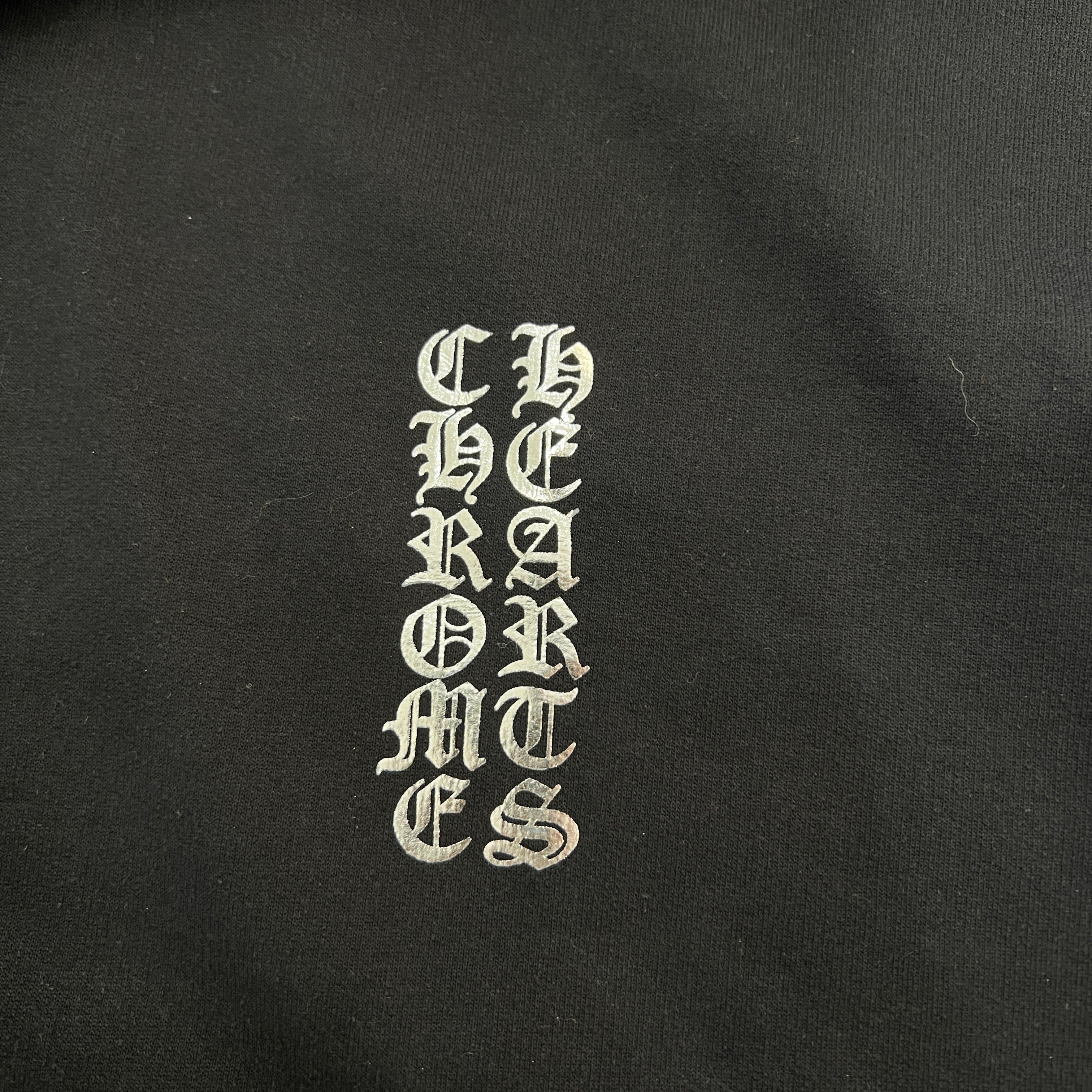 CHROME HEARTS 2025AW 1988 Silver Vertical Logo Pullover Hoodie Size XXL クロムハーツ 1988 シルバー ヴァーティカルロゴ プルオーバーフーディー サイズXXL