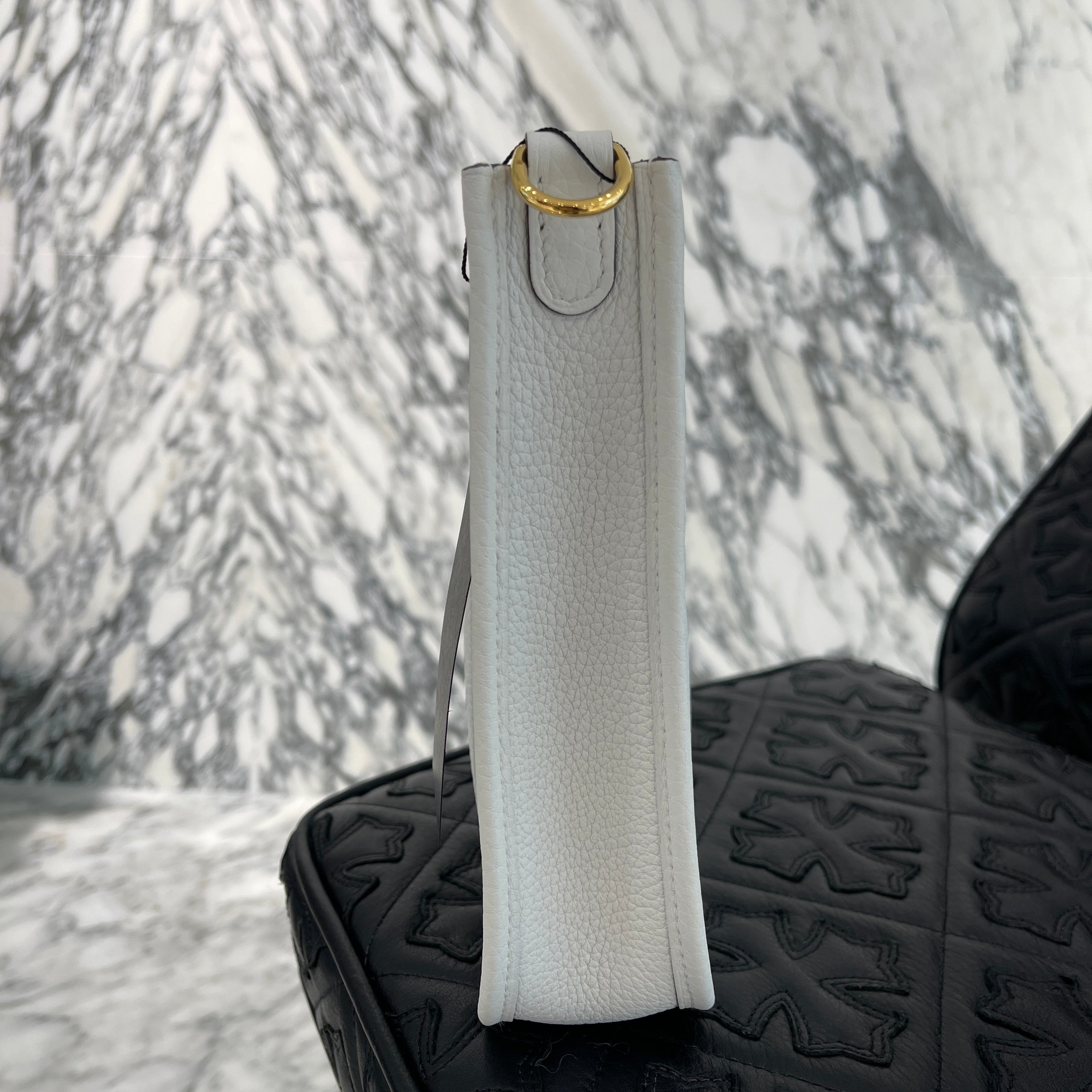 HERMES Evelyne TPM "Blue Pail" W刻印 エルメス エブリン TPM "ブルーペール" レザーショルダーバッグ