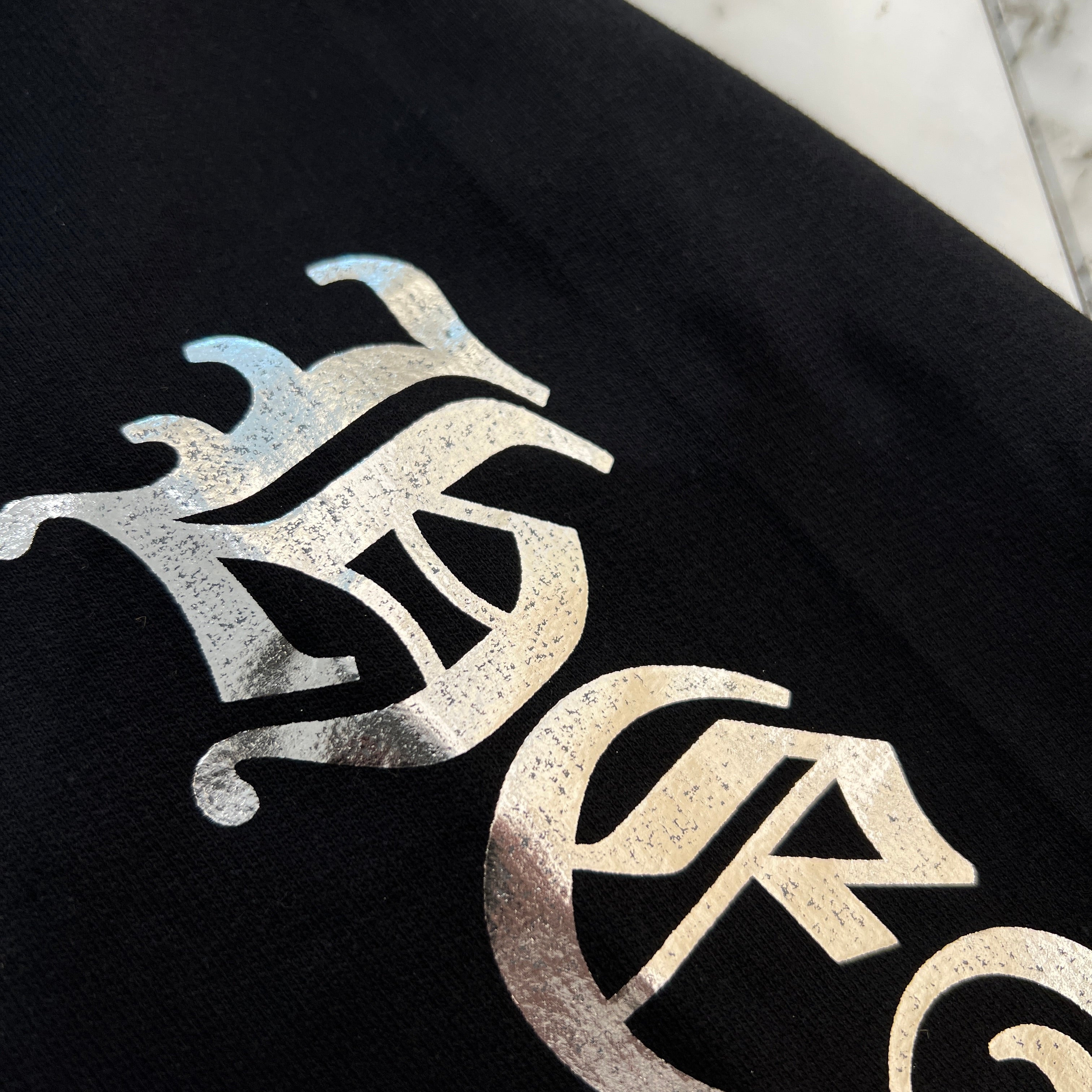 CHROME HEARTS 2025AW 1988 Silver Vertical Logo Pullover Hoodie Size XXL クロムハーツ 1988 シルバー ヴァーティカルロゴ プルオーバーフーディー サイズXXL