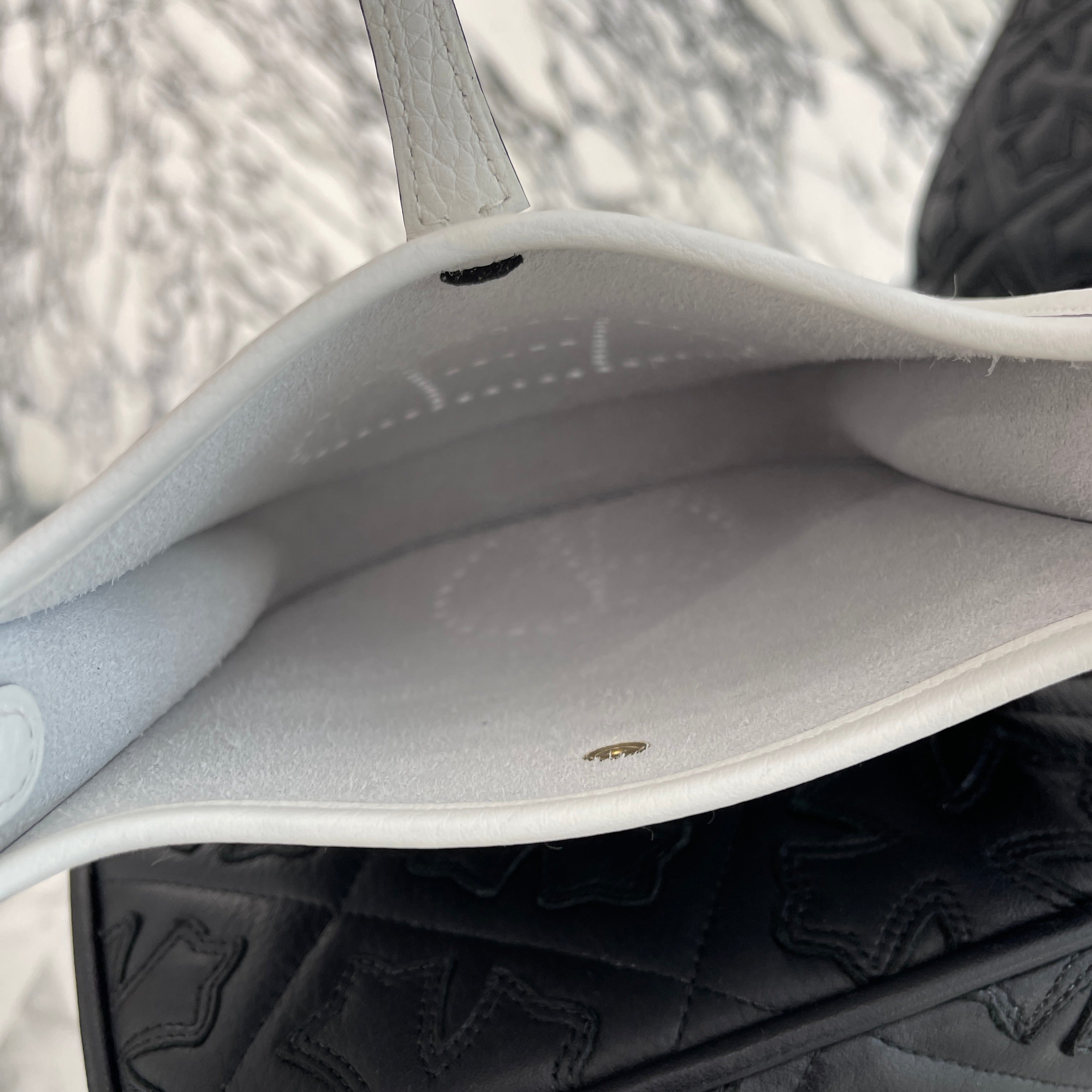 HERMES Evelyne TPM "Blue Pail" W刻印 エルメス エブリン TPM "ブルーペール" レザーショルダーバッグ