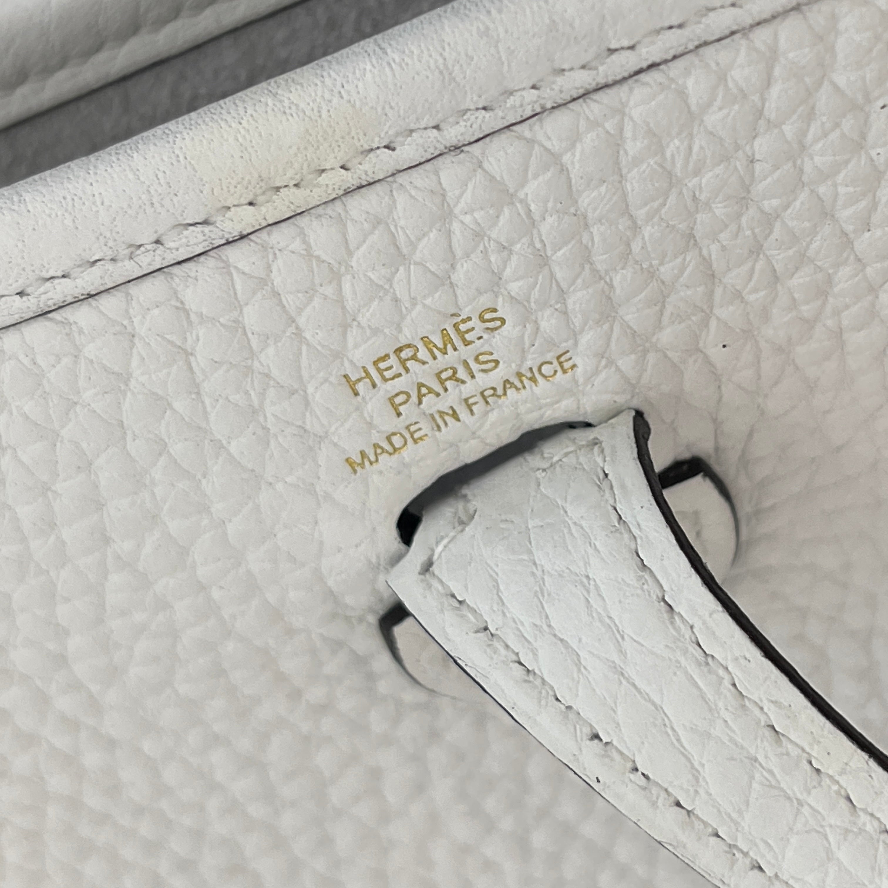 HERMES Evelyne TPM "Blue Pail" W刻印 エルメス エブリン TPM "ブルーペール" レザーショルダーバッグ