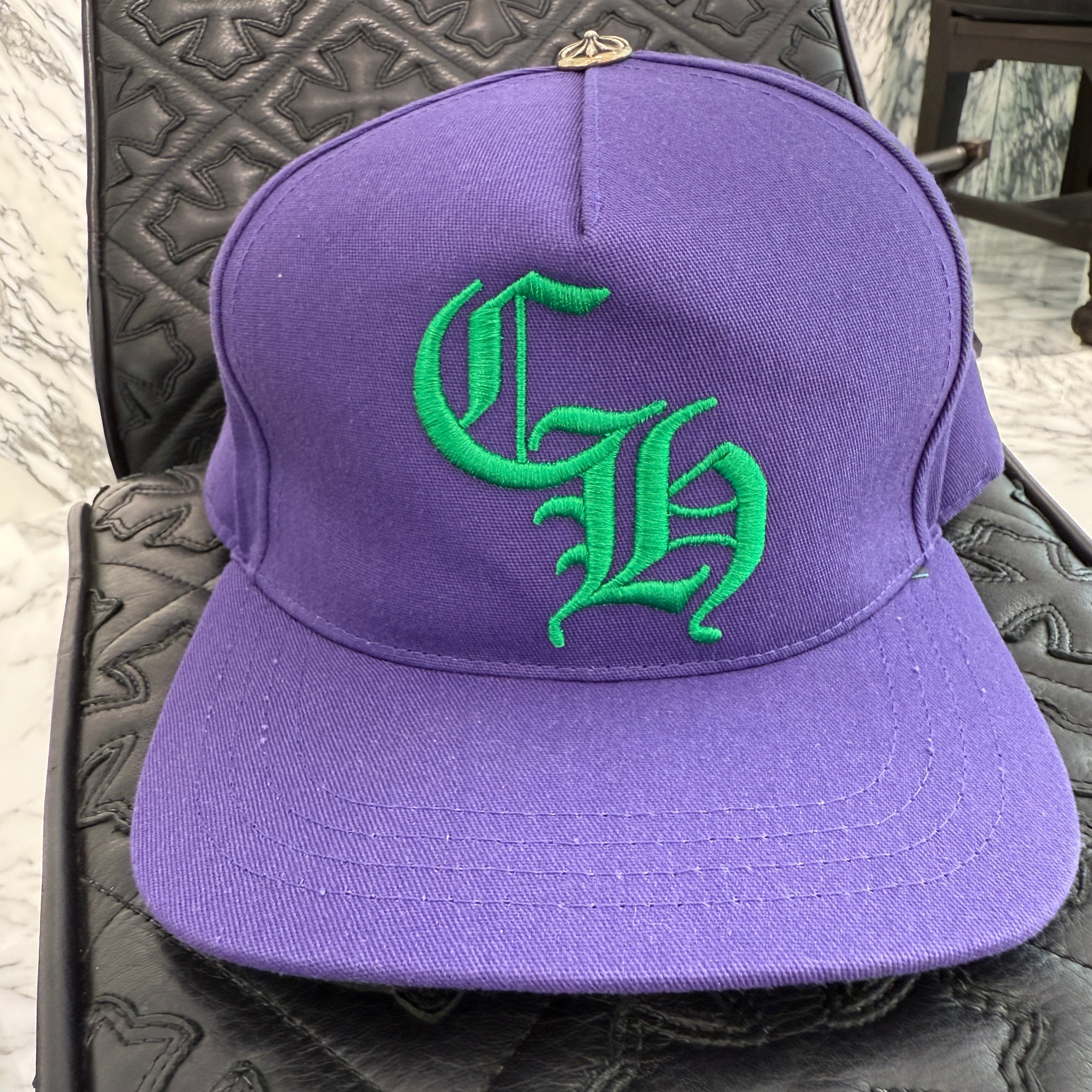 CHROME HEARTS CH Logo Embroidery Trucker Cap Size ONE SIZE