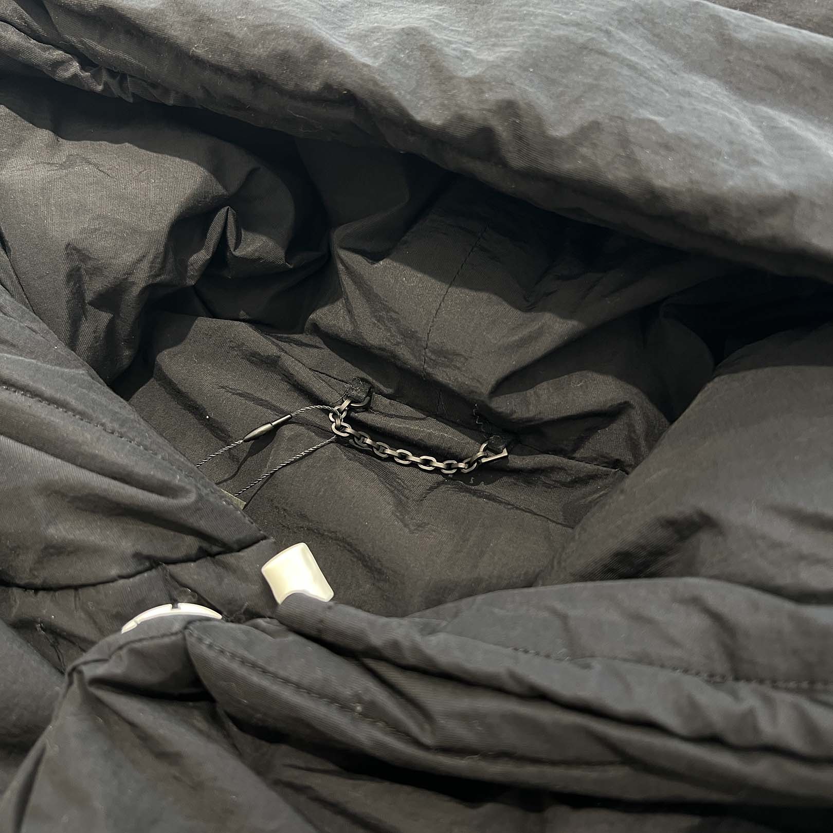 LOUIS VUITTON 2019AW Snap Button Padded Anorak Down Jacket HHB01ENIS Size 46 ルイヴィトン スナップボタン パデッド アノラック ダウンジャケット サイズ46