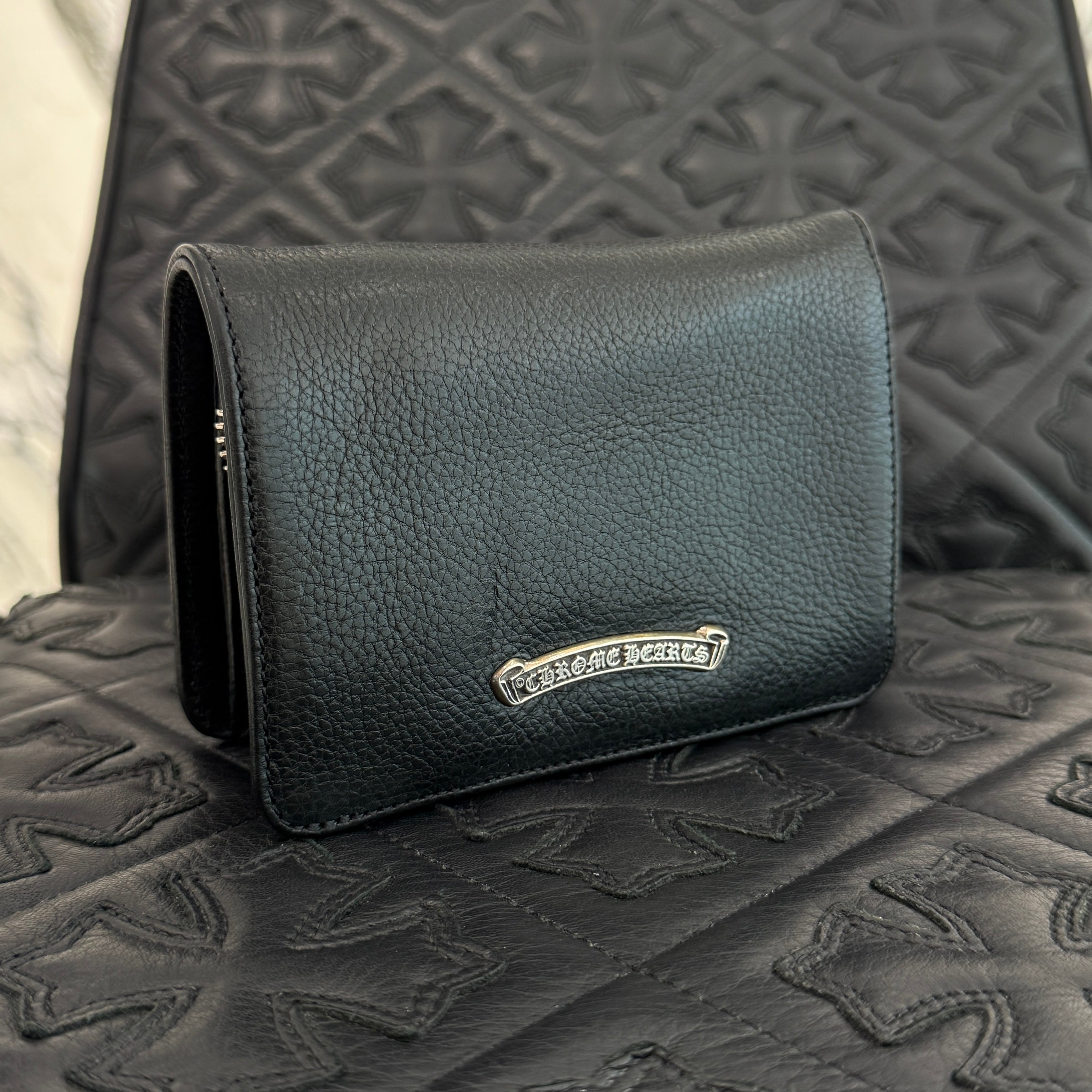 CHROME HEARTS Joey Scroll Wallet クロムハーツ ジョーイスクロールウォレット