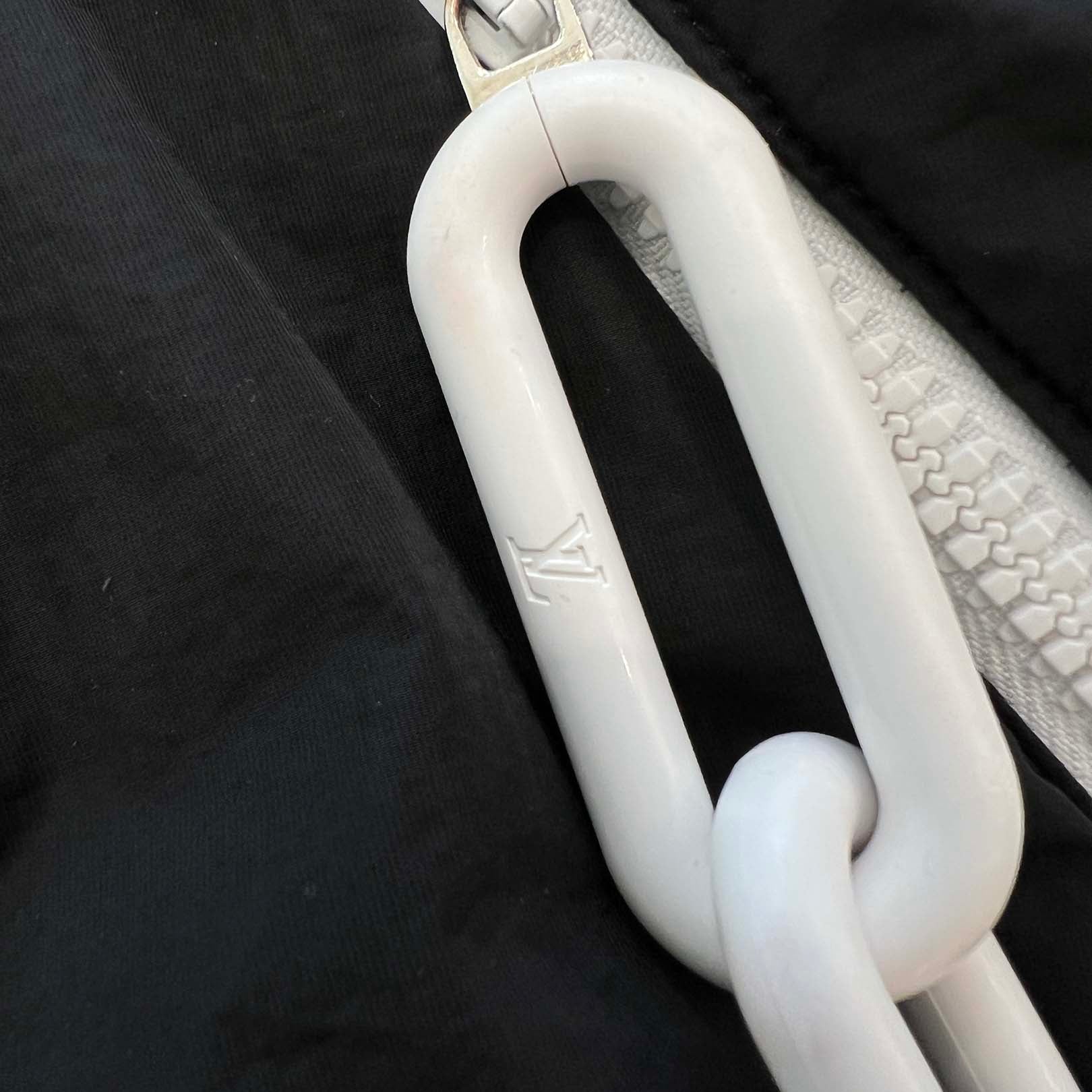 LOUIS VUITTON 2019AW Snap Button Padded Anorak Down Jacket HHB01ENIS Size 46 ルイヴィトン スナップボタン パデッド アノラック ダウンジャケット サイズ46