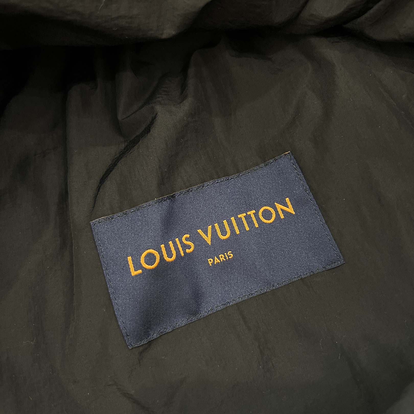 LOUIS VUITTON 2019AW Snap Button Padded Anorak Down Jacket HHB01ENIS Size 46 ルイヴィトン スナップボタン パデッド アノラック ダウンジャケット サイズ46