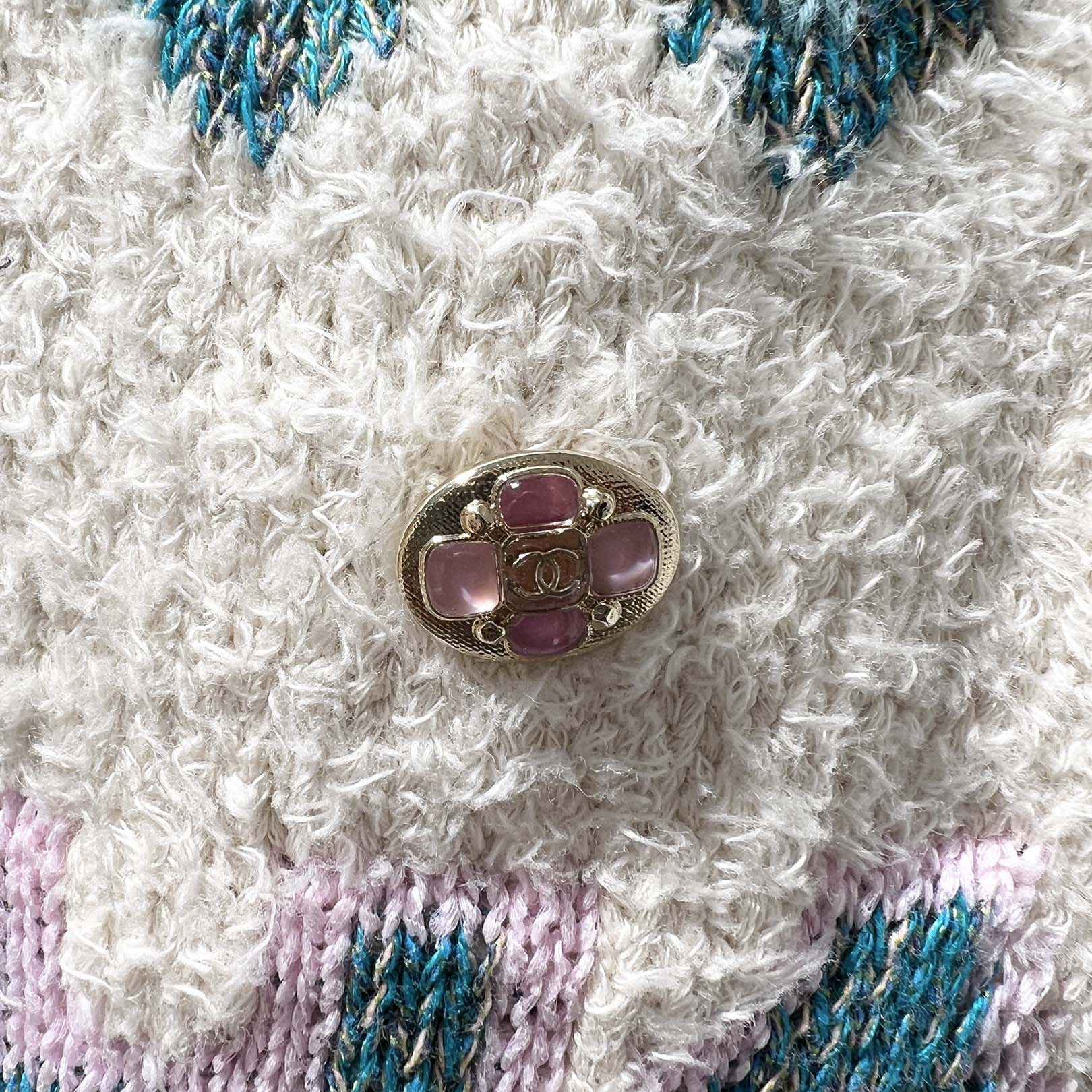 CHANEL 2023SS One Shoulder Knit Dress P74737K10718 Size 36 シャネル 1ショルダー ニットドレス サイズ36