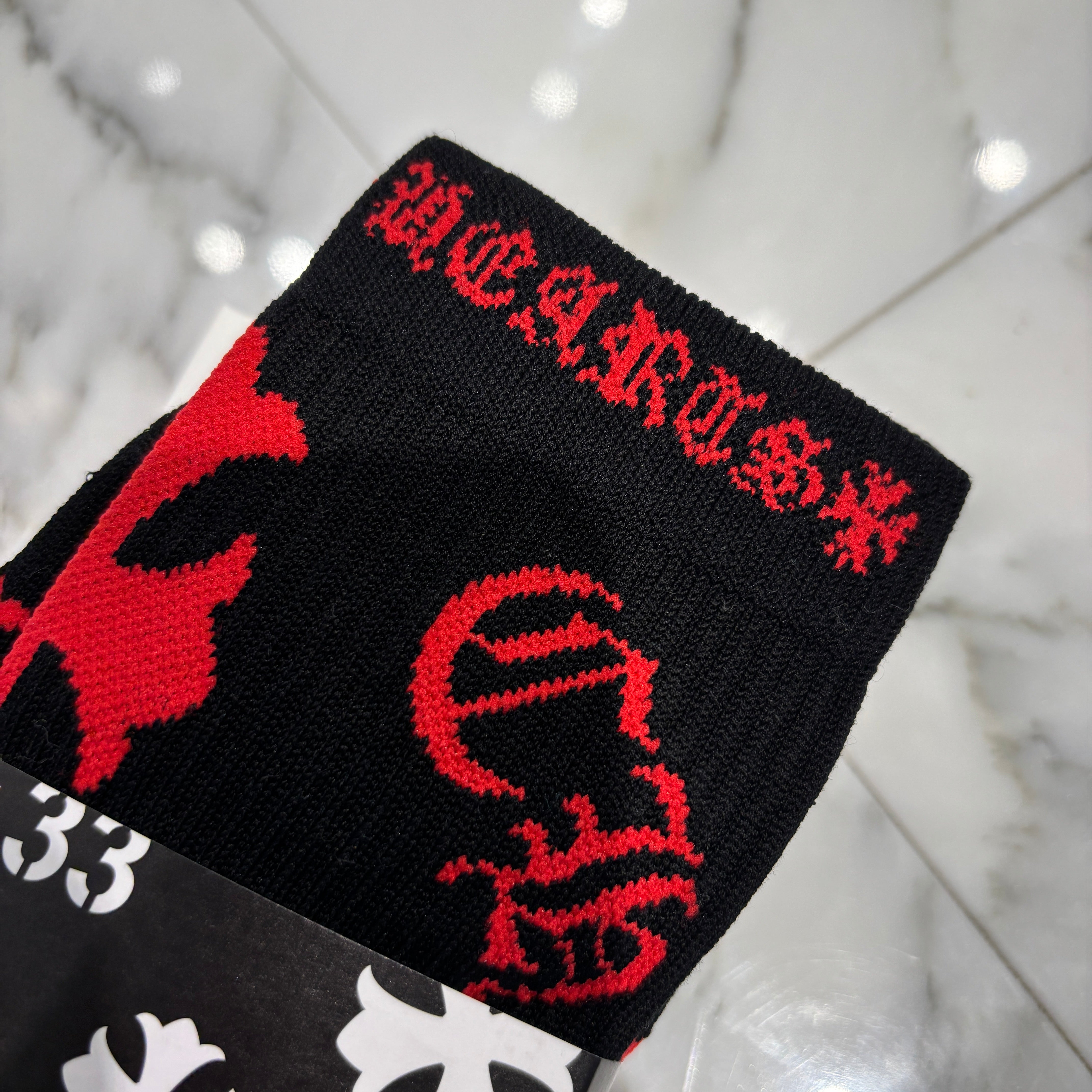 CHROME HEARTS Stencil Multi Logo Socks Size LARGE（JP27-30）クロムハーツ ステンシル マルチロゴ ソックスサイズLARGE（JP27-30）
