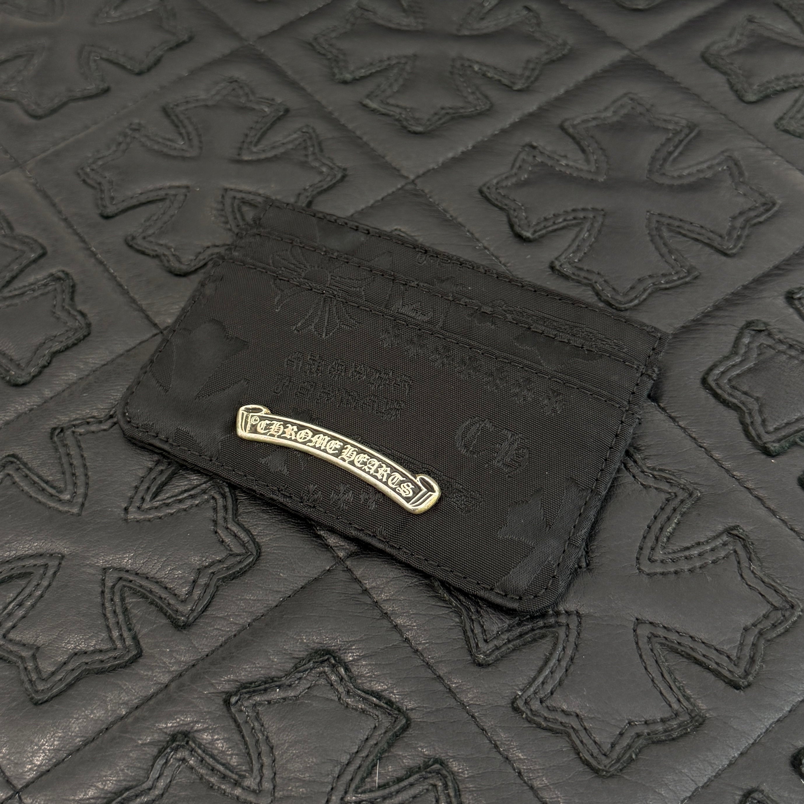 CHROME HEARTS Stencil Pattern Double Side Nylon Card Case クロムハーツ ステンシルパターン ダブルサイド ナイロンカードケース