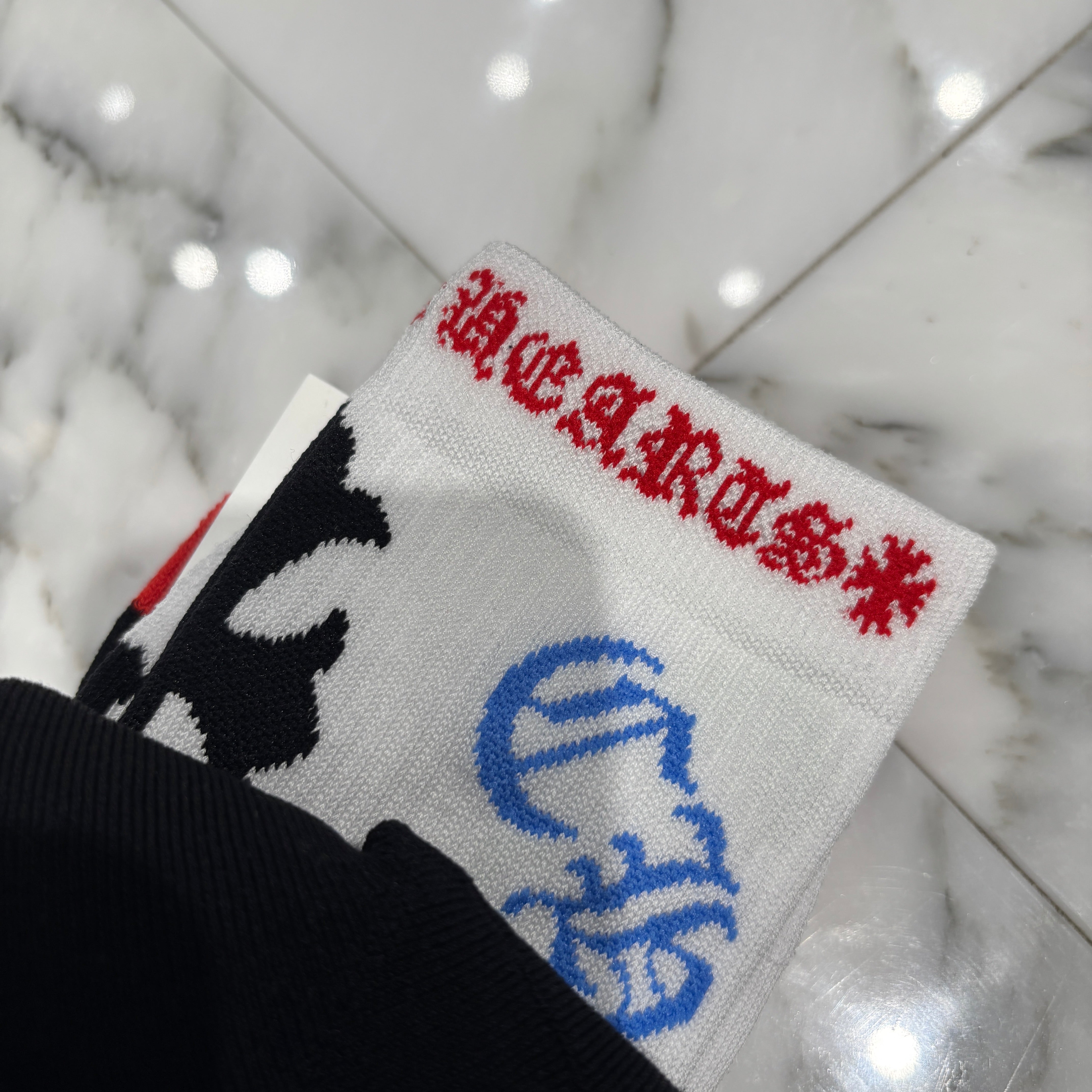 CHROME HEARTS Stencil Multi Logo Socks Size LARGE（JP27-30）クロムハーツ ステンシル マルチロゴ ソックスサイズLARGE（JP27-30）