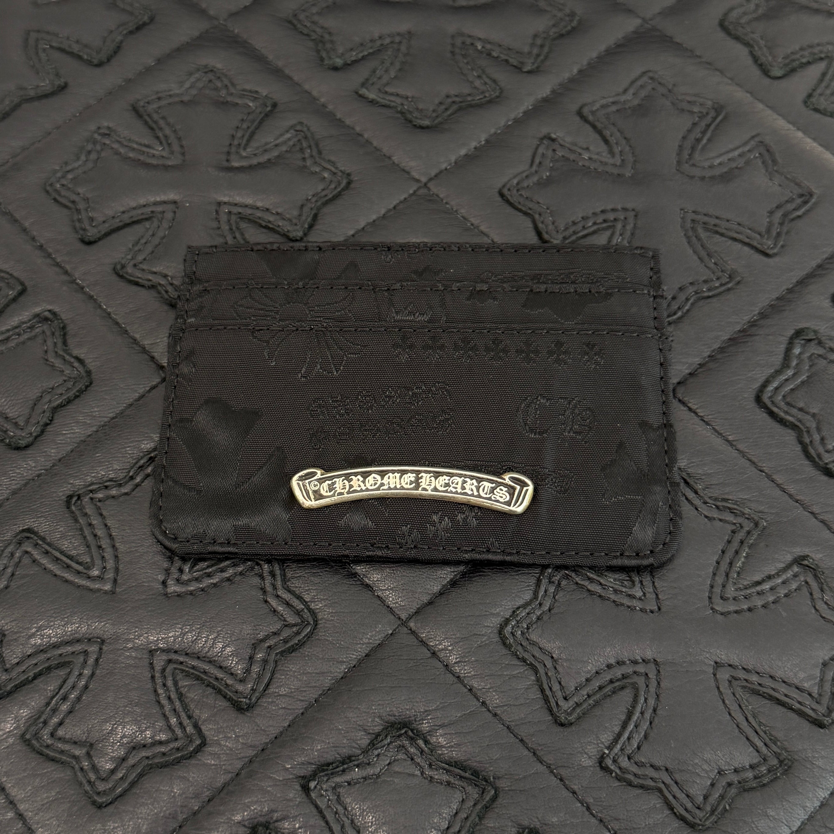 CHROME HEARTS Stencil Pattern Double Side Nylon Card Case クロムハーツ ステンシルパターン ダブルサイド ナイロンカードケース
