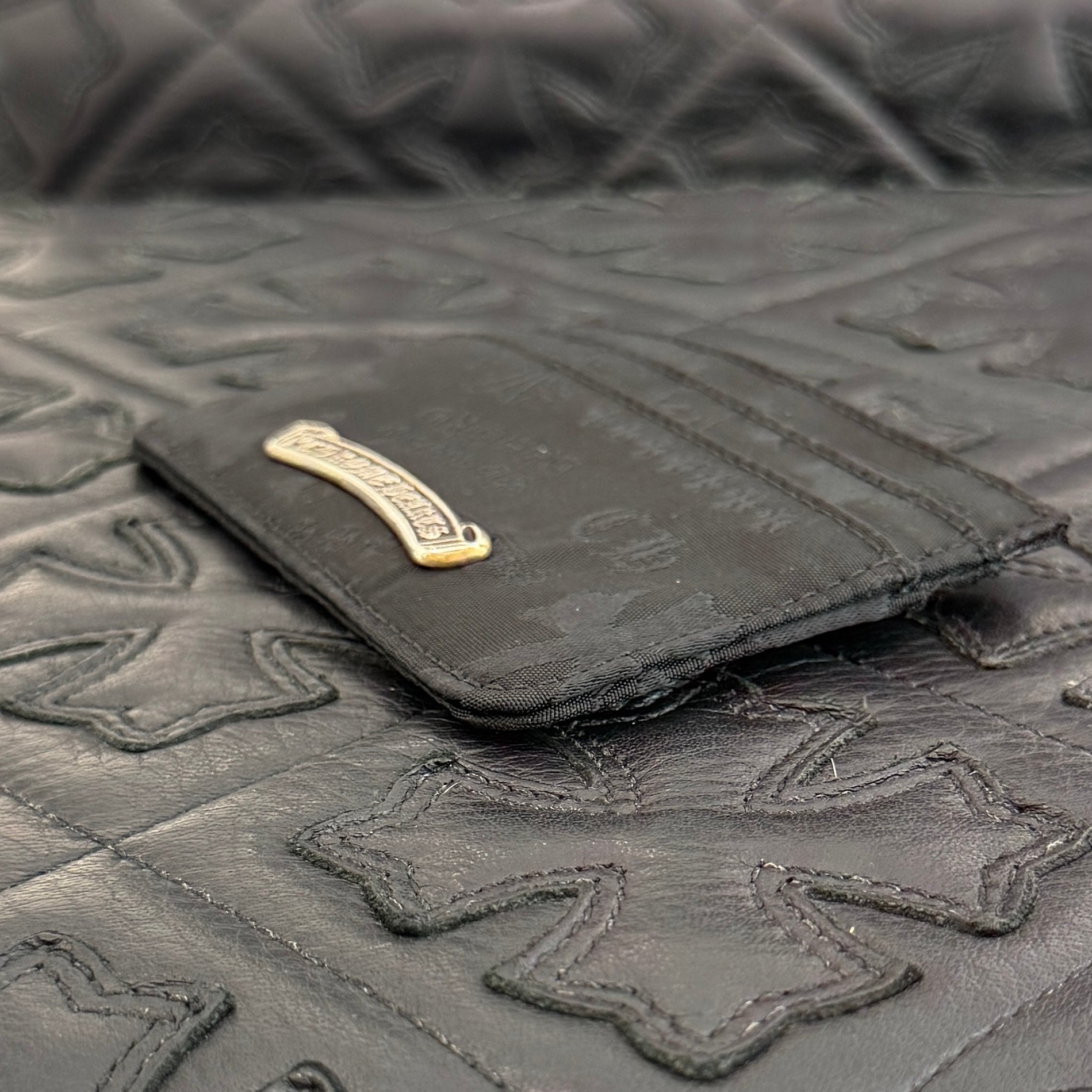 CHROME HEARTS Stencil Pattern Double Side Nylon Card Case クロムハーツ ステンシルパターン ダブルサイド ナイロンカードケース