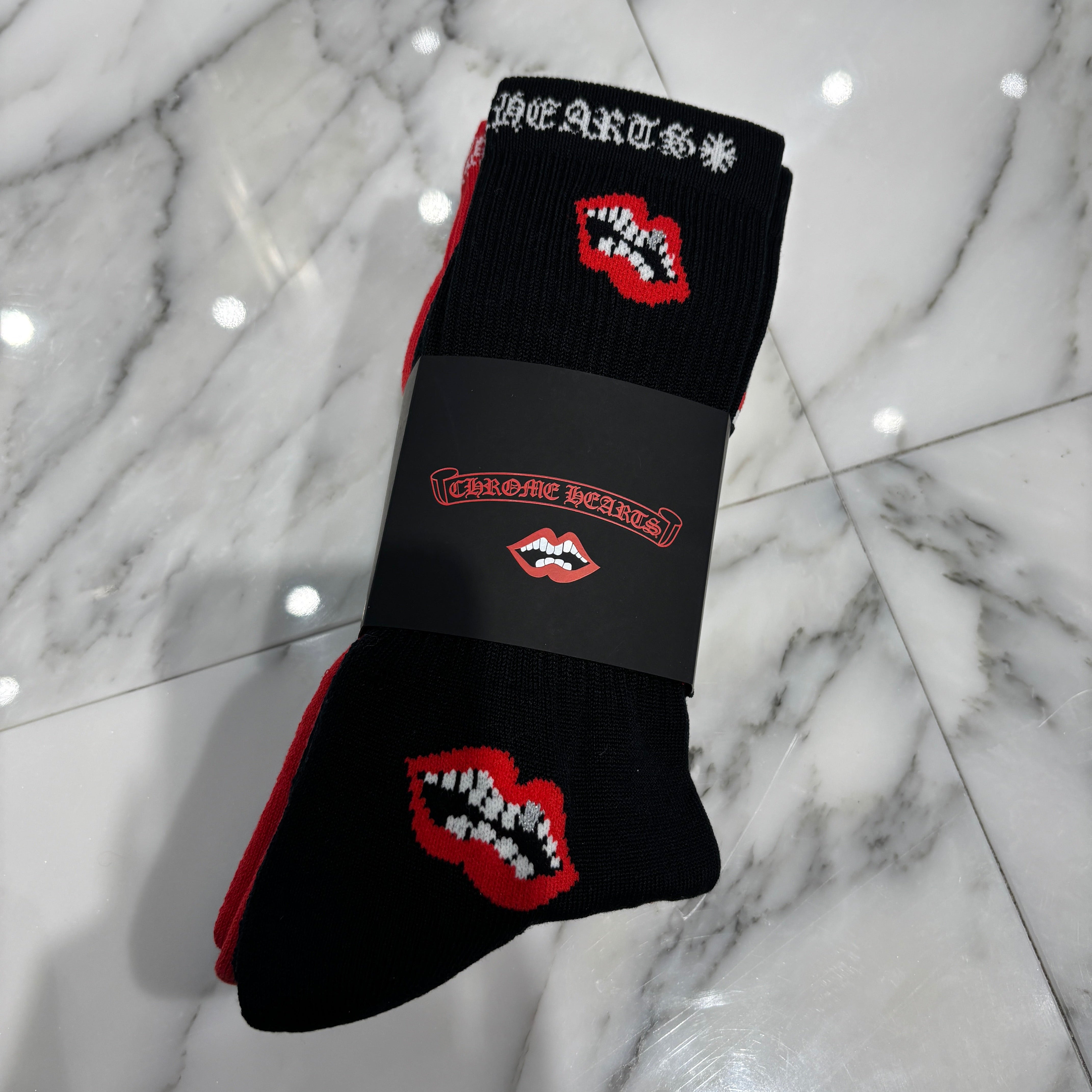 CHROME HEARTS × MATTY BOY Chomper Socks Size LARGE（JP27-30）クロムハーツ × マッティボーイ チョンパーソックスサイズLARGE（JP27-30）