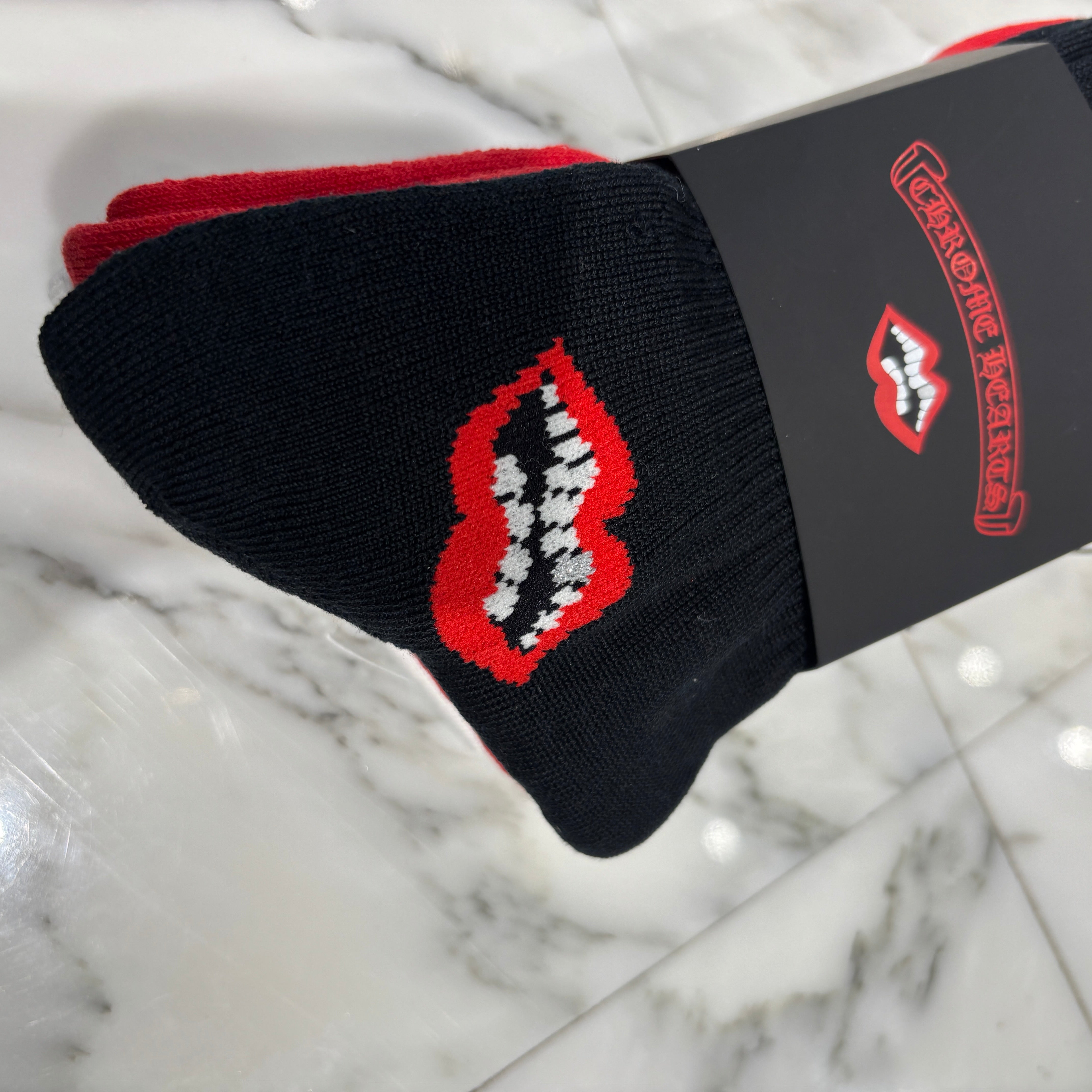 CHROME HEARTS × MATTY BOY Chomper Socks Size LARGE（JP27-30）クロムハーツ × マッティボーイ チョンパーソックスサイズLARGE（JP27-30）