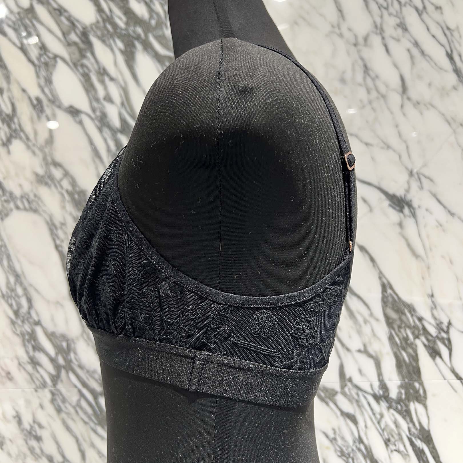 CHROME HEARTS Lace Triangle Bralette Size M (B75) クロムハーツ レース トライアングル ブラレット サイズM (B75)