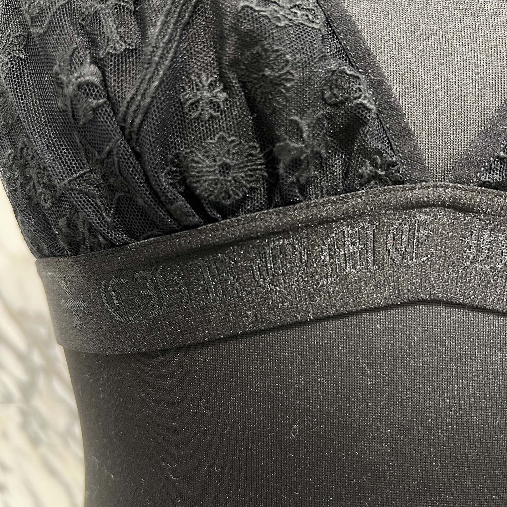 CHROME HEARTS Lace Triangle Bralette Size M (B75) クロムハーツ レース トライアングル ブラレット サイズM (B75)