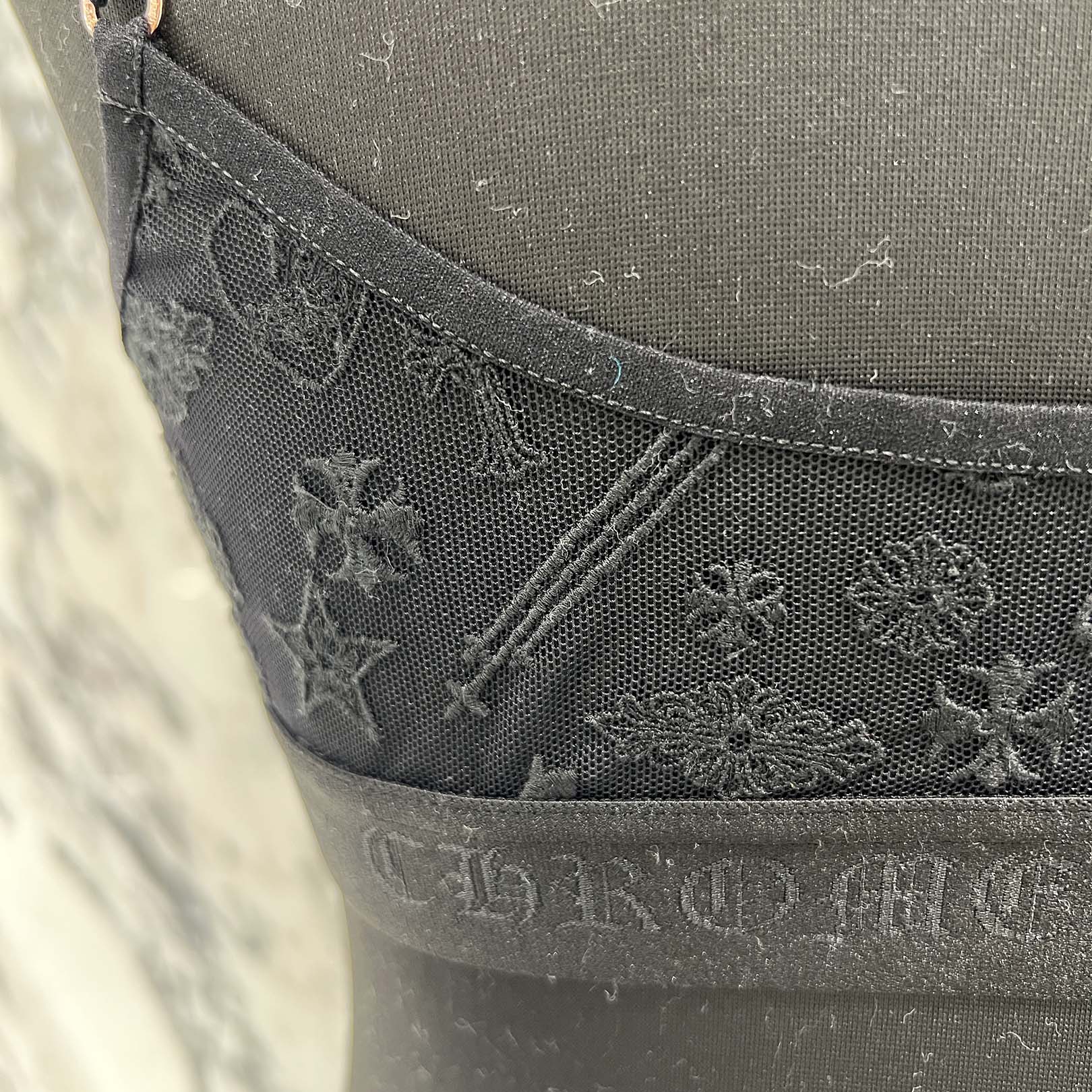 CHROME HEARTS Lace Triangle Bralette Size M (B75) クロムハーツ レース トライアングル ブラレット サイズM (B75)