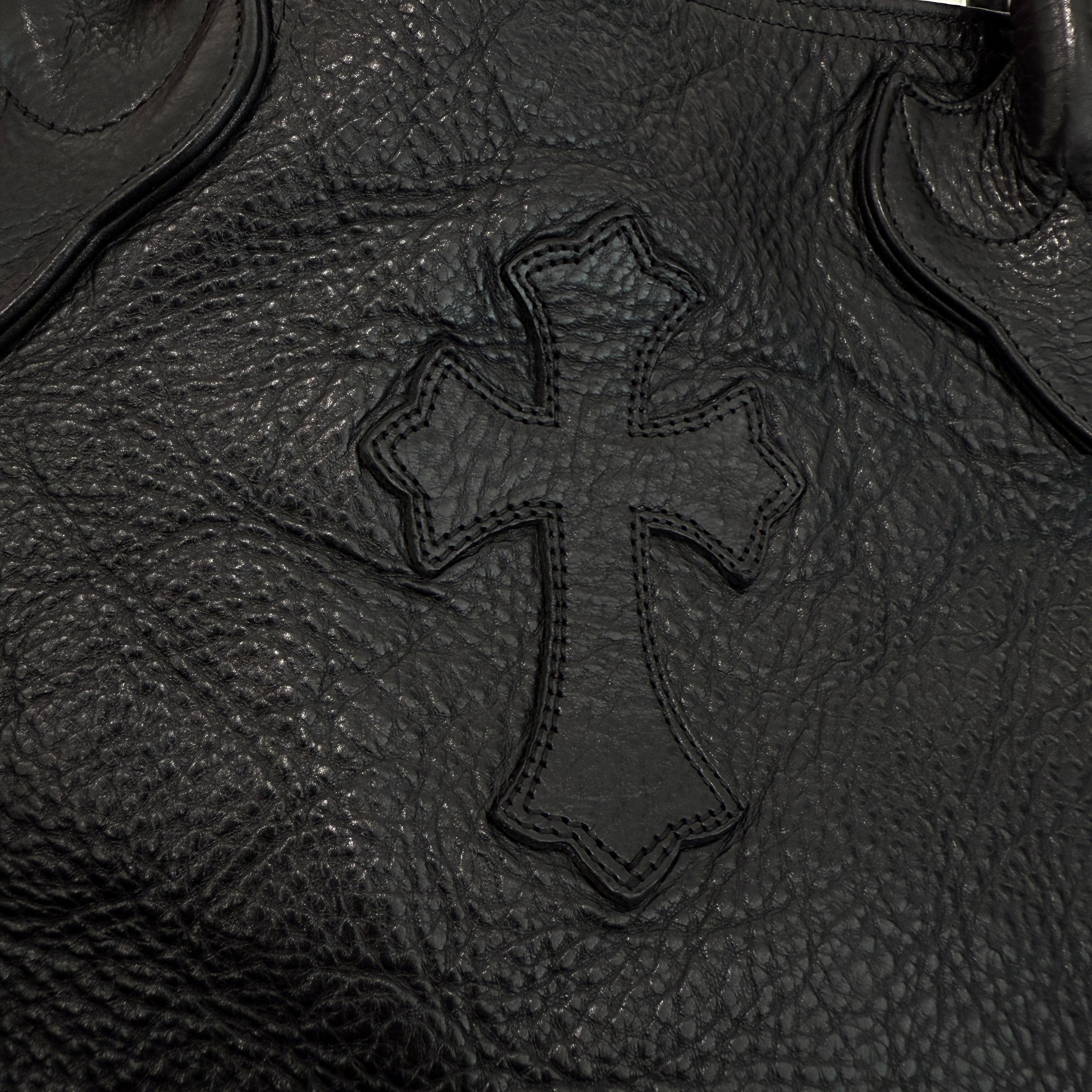 CHROME HEARTS 1 Cross Leather Patch FS Tote Bag クロムハーツ 1