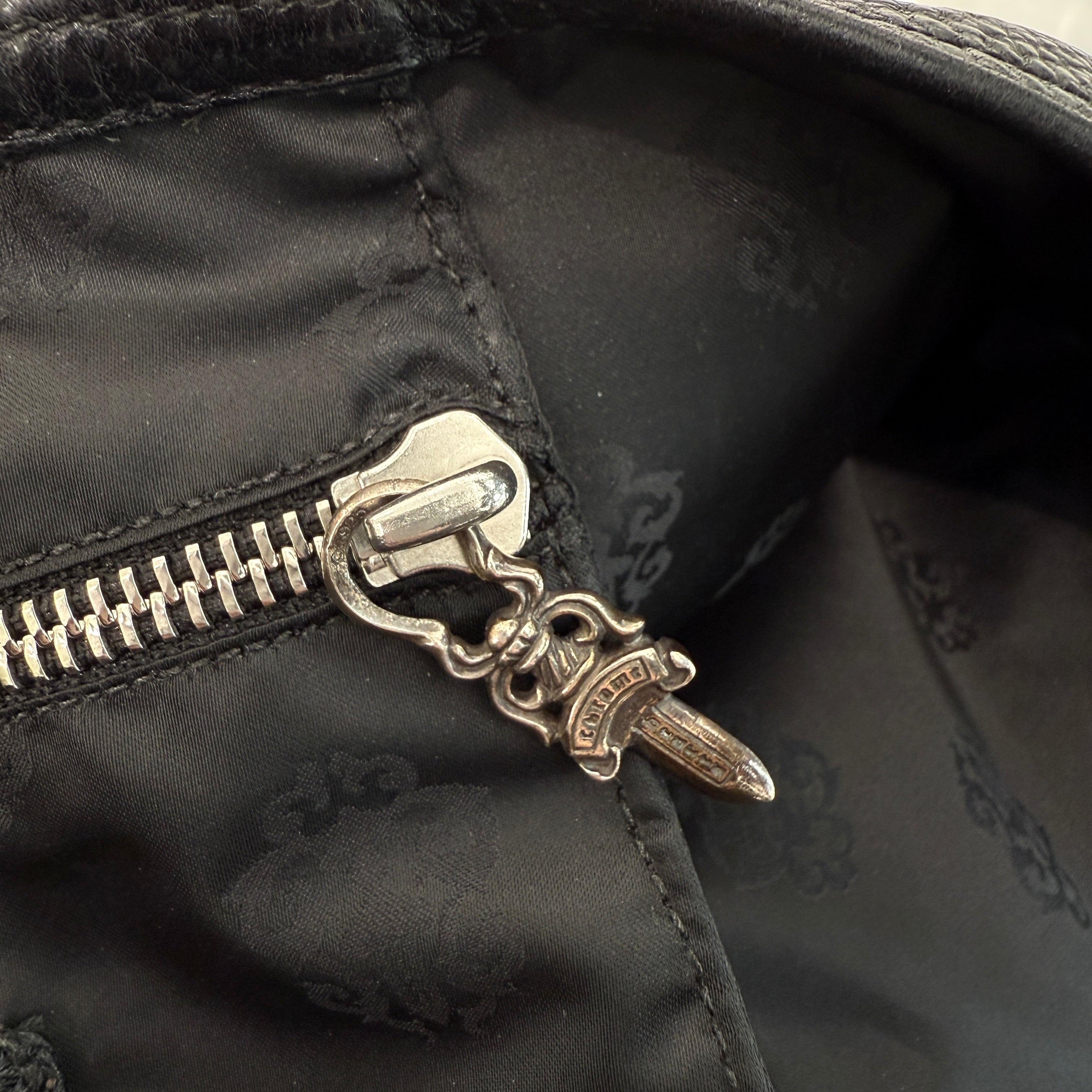 CHROME HEARTS 1 Cross Leather Patch FS Tote Bag クロムハーツ 1クロス レザーパッチ FS トートバッグ