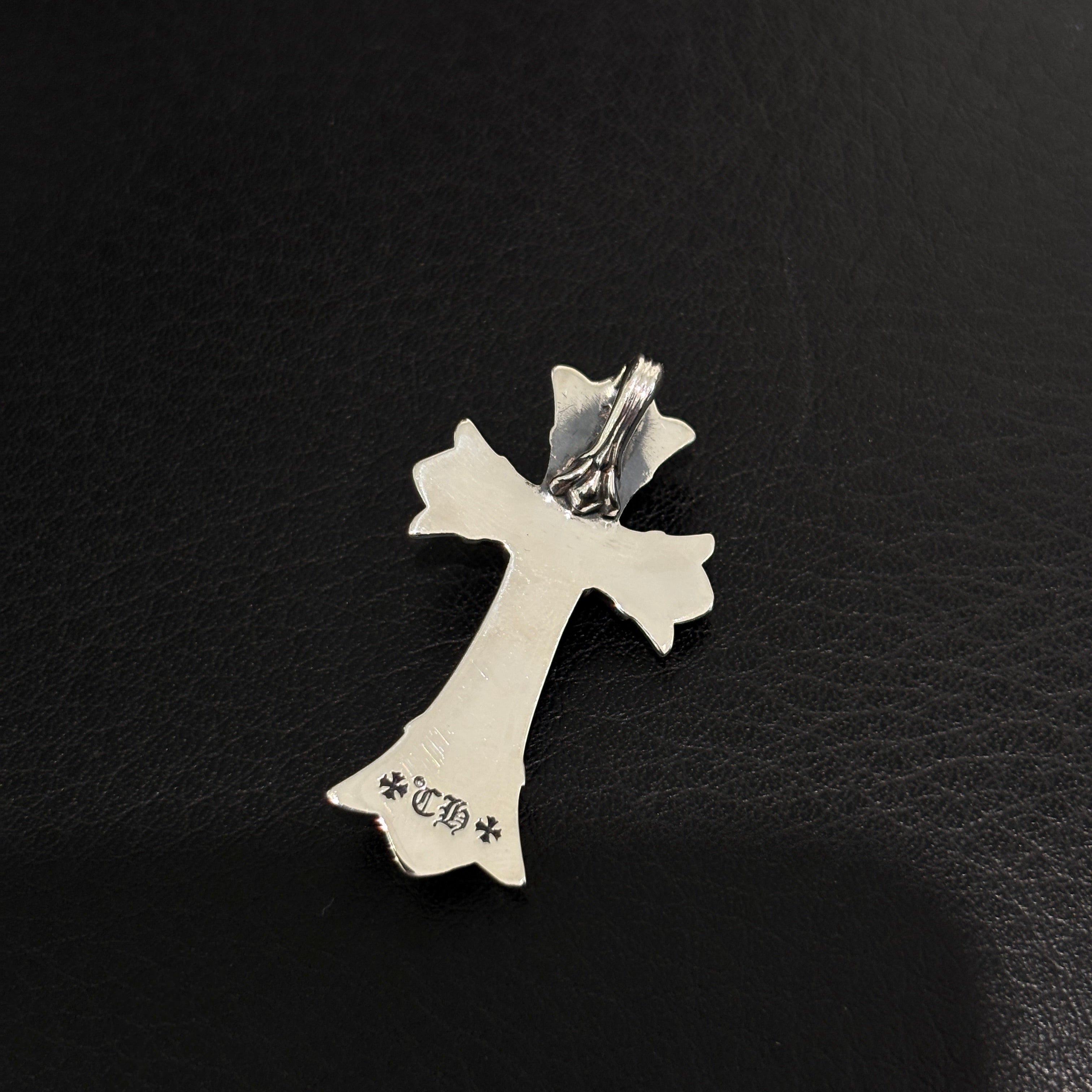 CHROME HEARTS Double CH Cross Pave Diamond Small Pendant Top クロムハーツ ダブルCHクロス パヴェダイヤ スモール ペンダントトップ