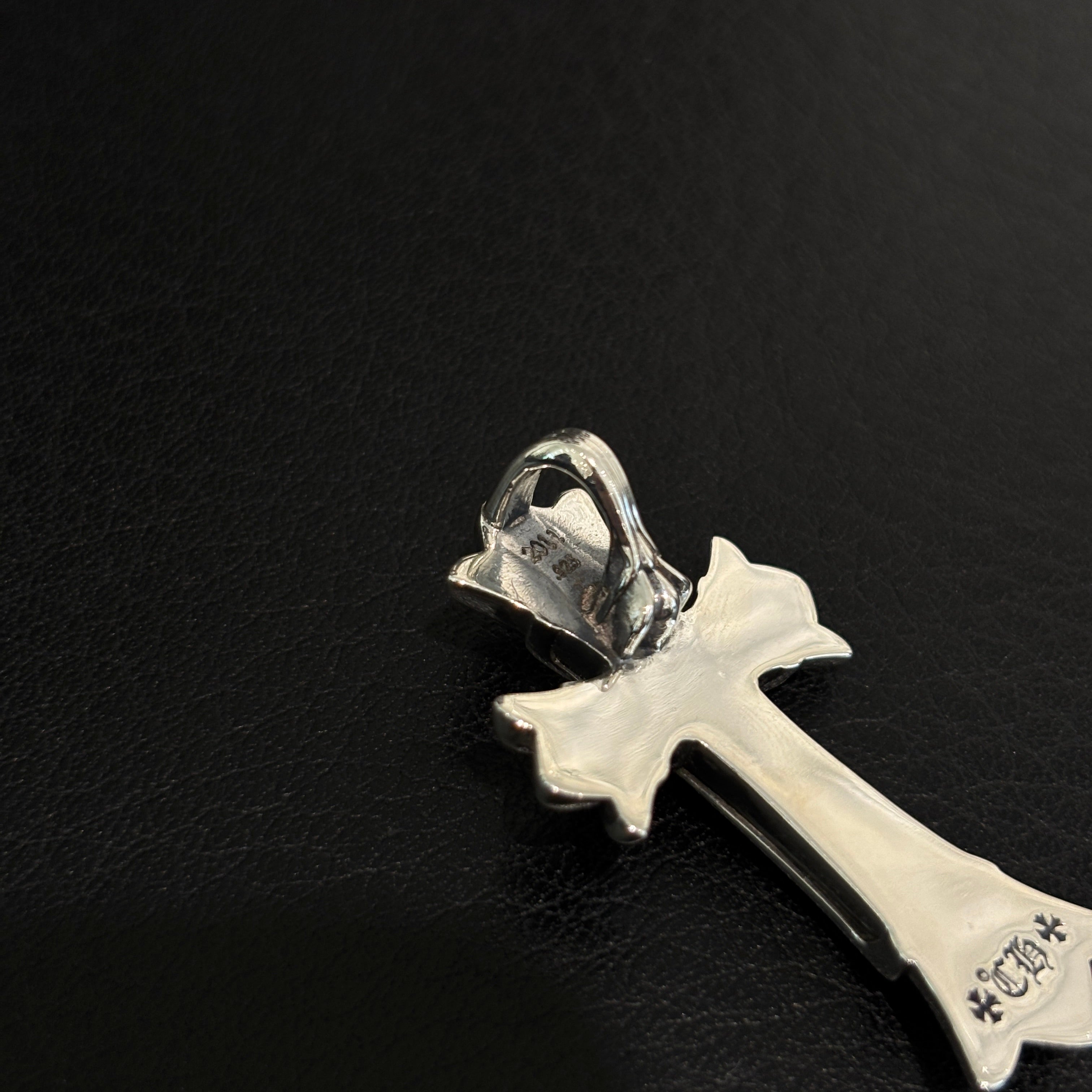 CHROME HEARTS Double CH Cross Pave Diamond Small Pendant Top クロムハーツ ダブルCHクロス パヴェダイヤ スモール ペンダントトップ