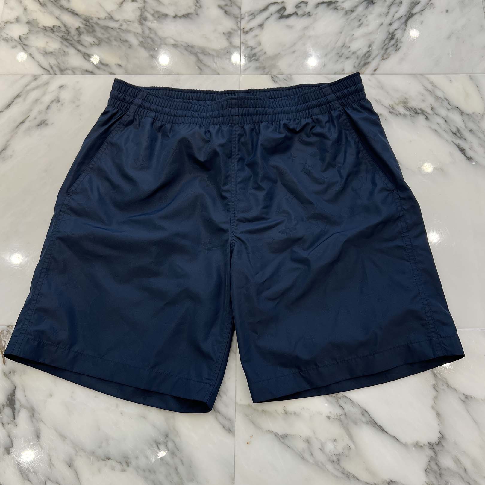 LOUIS VUITTON 2022AW Monogram Swim Board Easy Shorts HJW52W Size M ルイヴィトン モノグラム スイム ボード イージー ショーツ サイズM