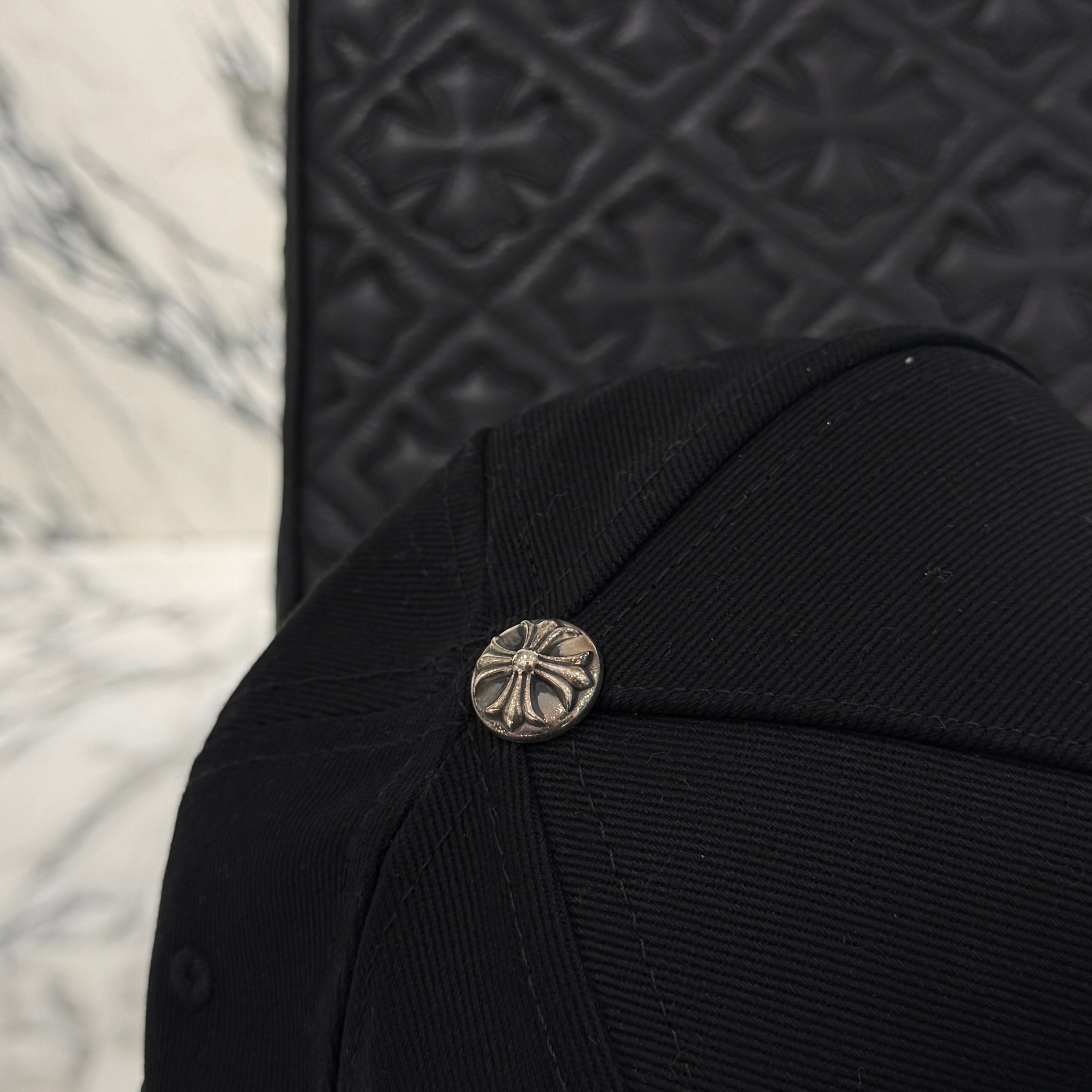 CHROME HEARTS CH Plus Horseshoe Embroidery Baseball Cap Size ONE